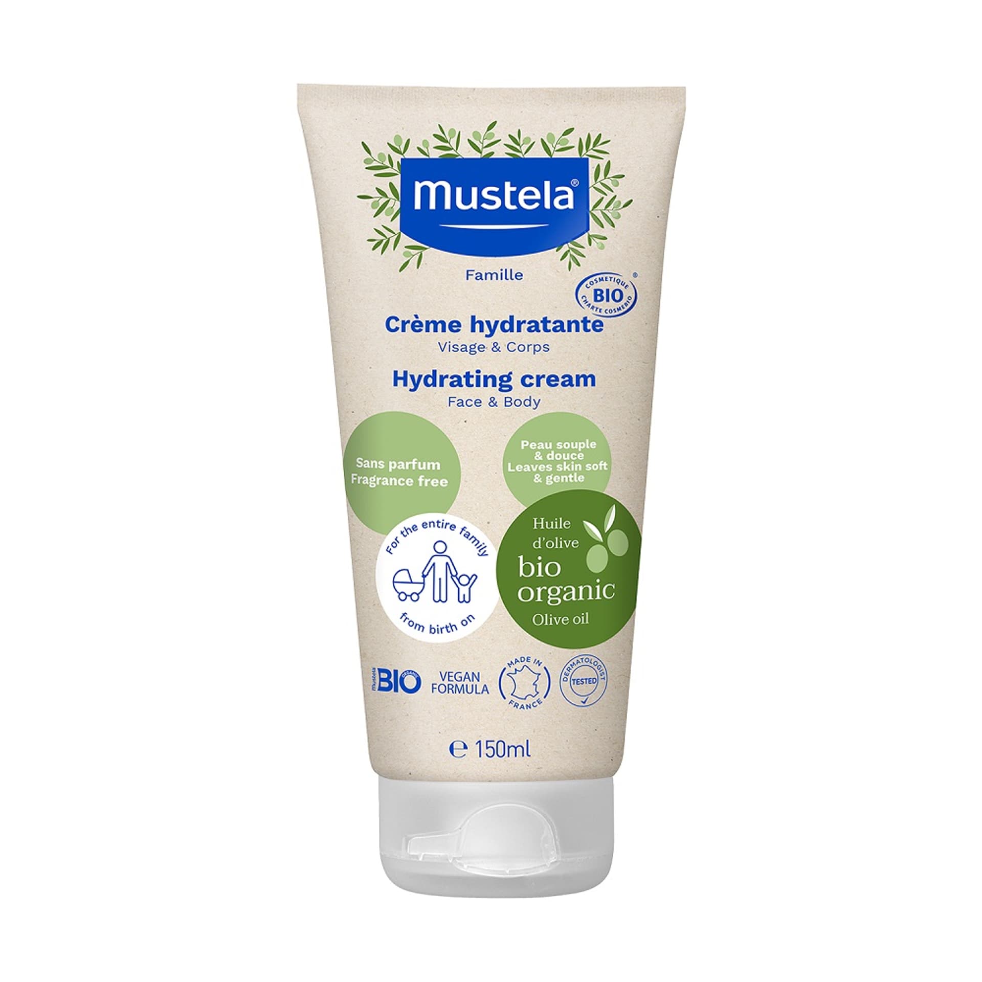 

MUSTELA Organic Hydrating Cream organiczny krem nawilżający 150ml