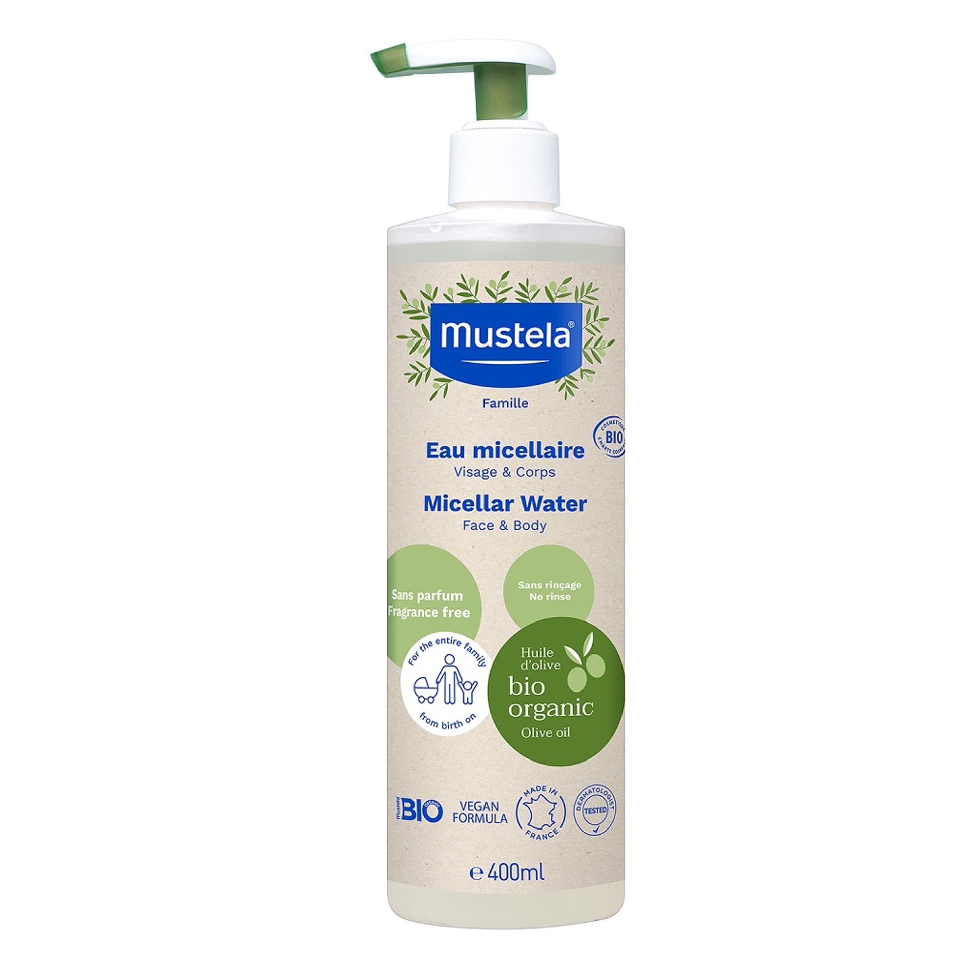 

MUSTELA Organic Micellar Water organiczna woda micelarna 400ml