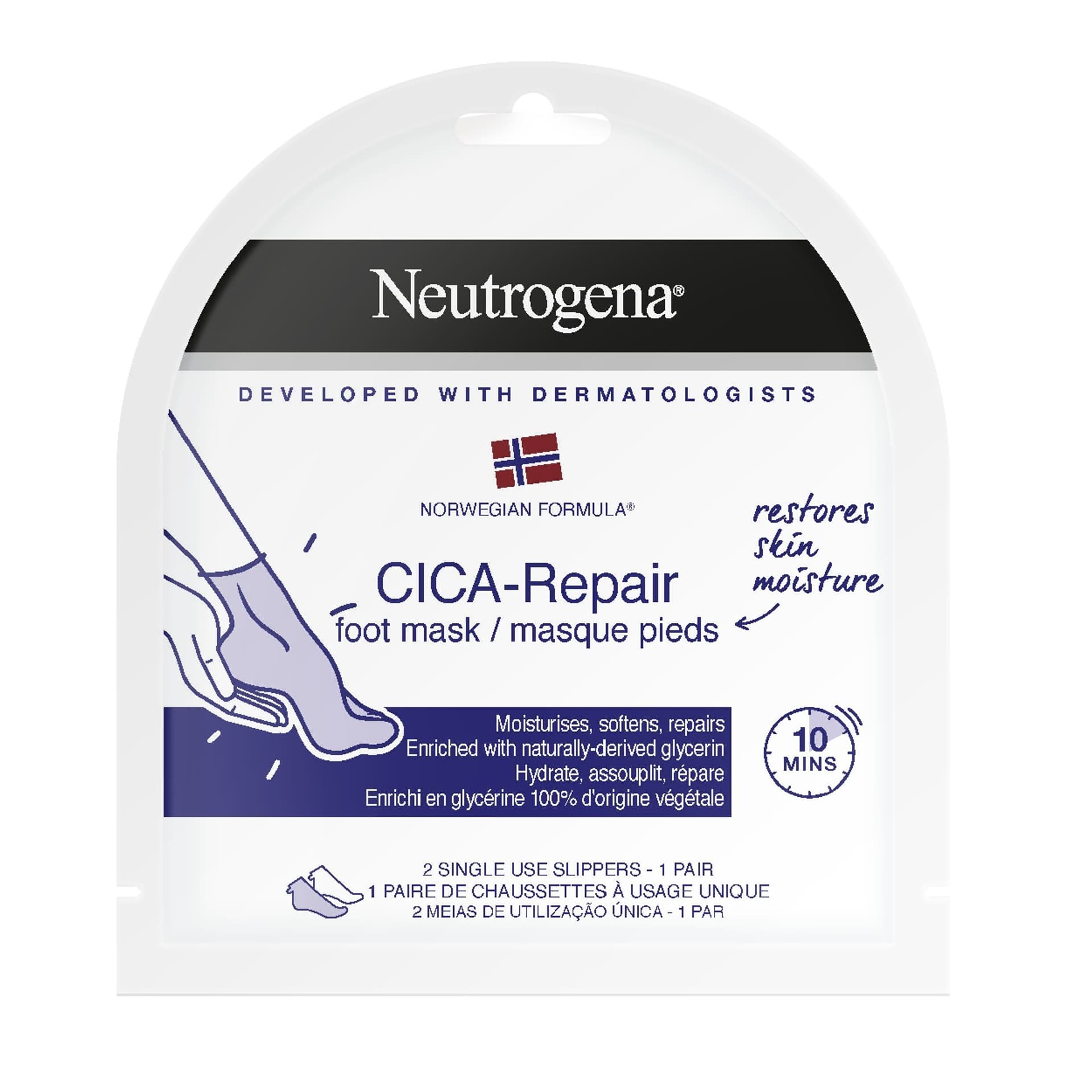 

NEUTROGENA Norwegian Formula CICA-Repair Foot Mask regenerująca maska do stóp 1szt.