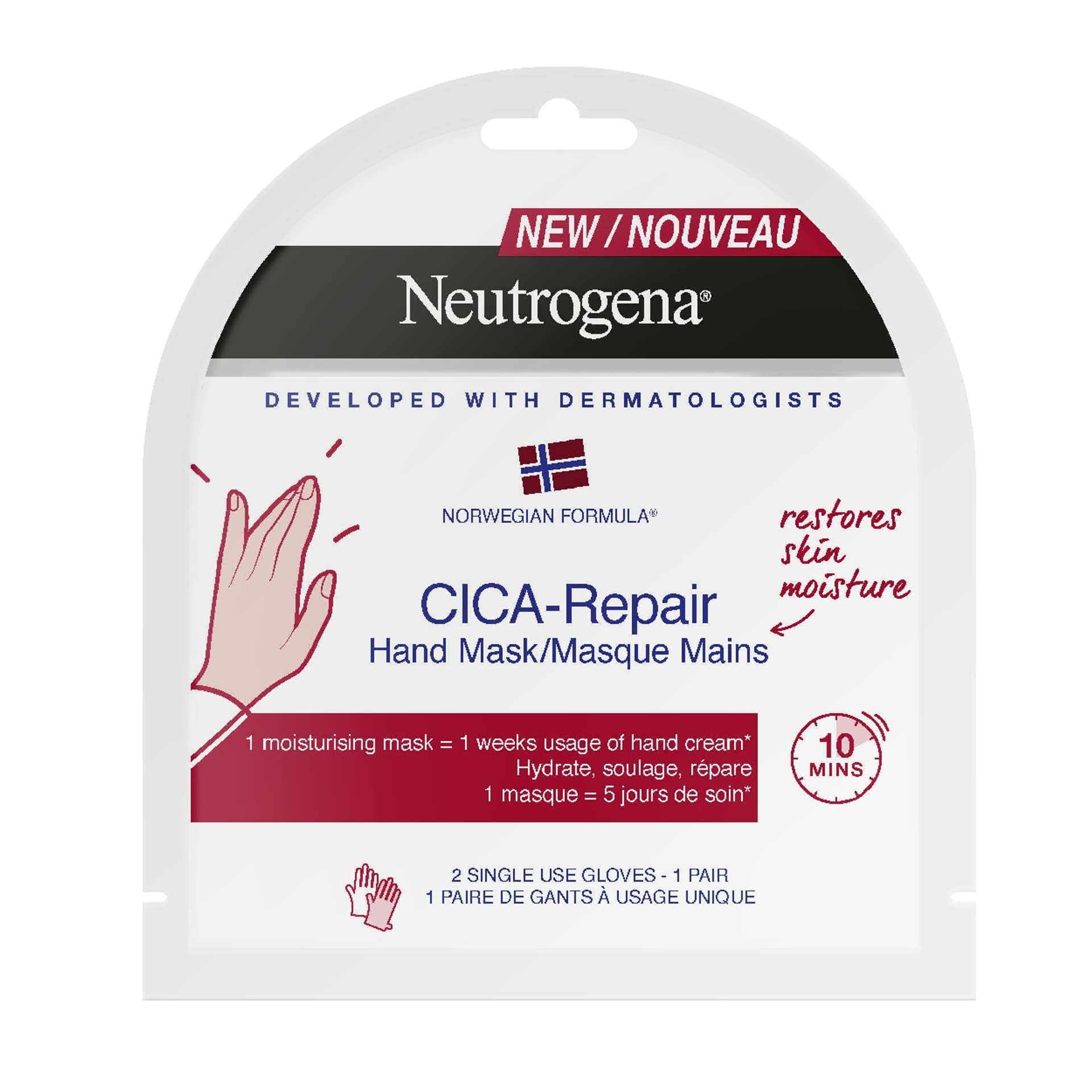 

NEUTROGENA Norwegian Formula CICA-Repair rękawiczki nawilżające dla kobiet 1szt.