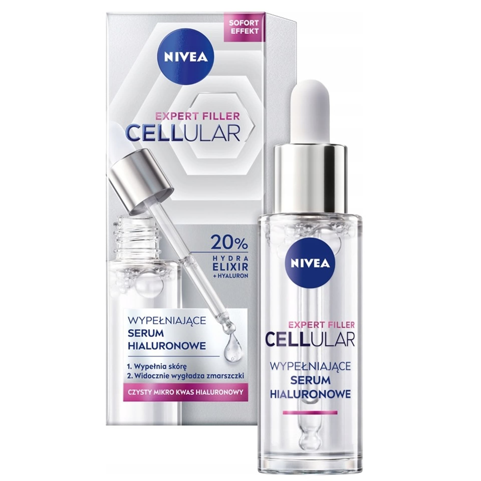 

NIVEA Cellular Expert Filler Hialuronowe Serum wypełniające 30ml