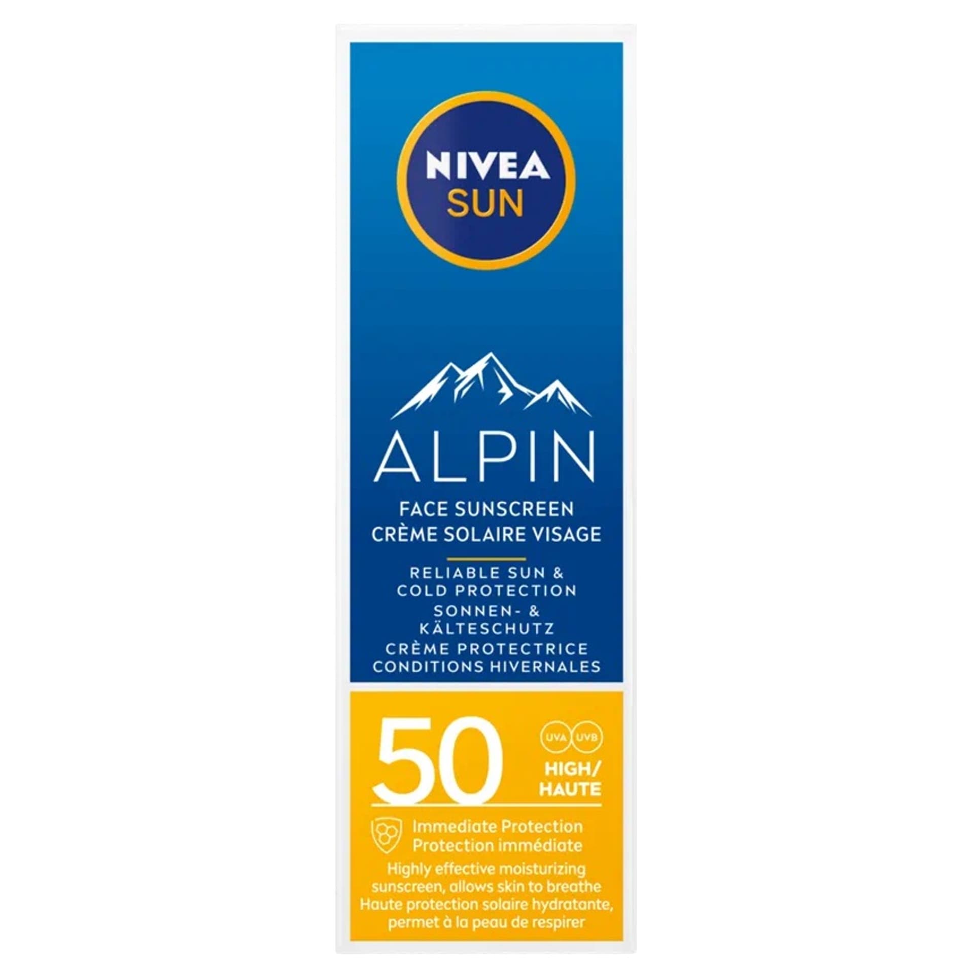 

NIVEA Sun Alpin krem do twarzy z wysoką ochroną SPF50 50ml