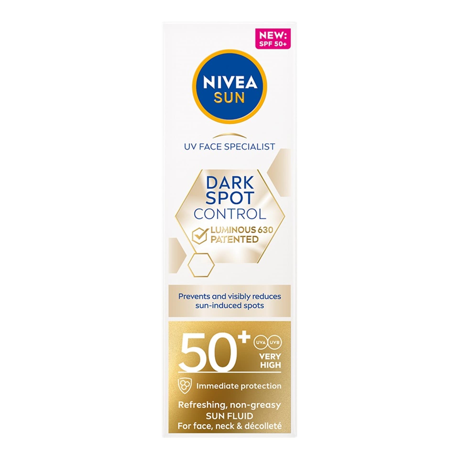 

NIVEA Sun Spot Control Luminous 630® odświeżający fluid przeciwsłoneczny do twarzy SPF50+ 40ml