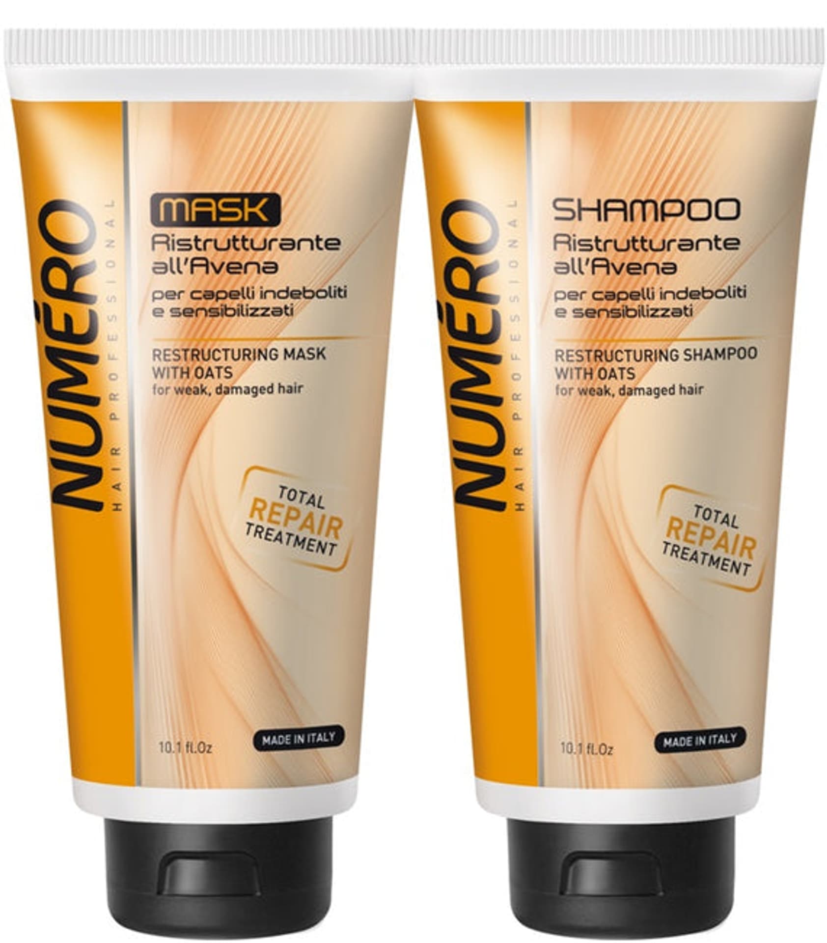 

NUMERO SET Restrukturyzujący z Owsem maska 300ml + szampon 300ml
