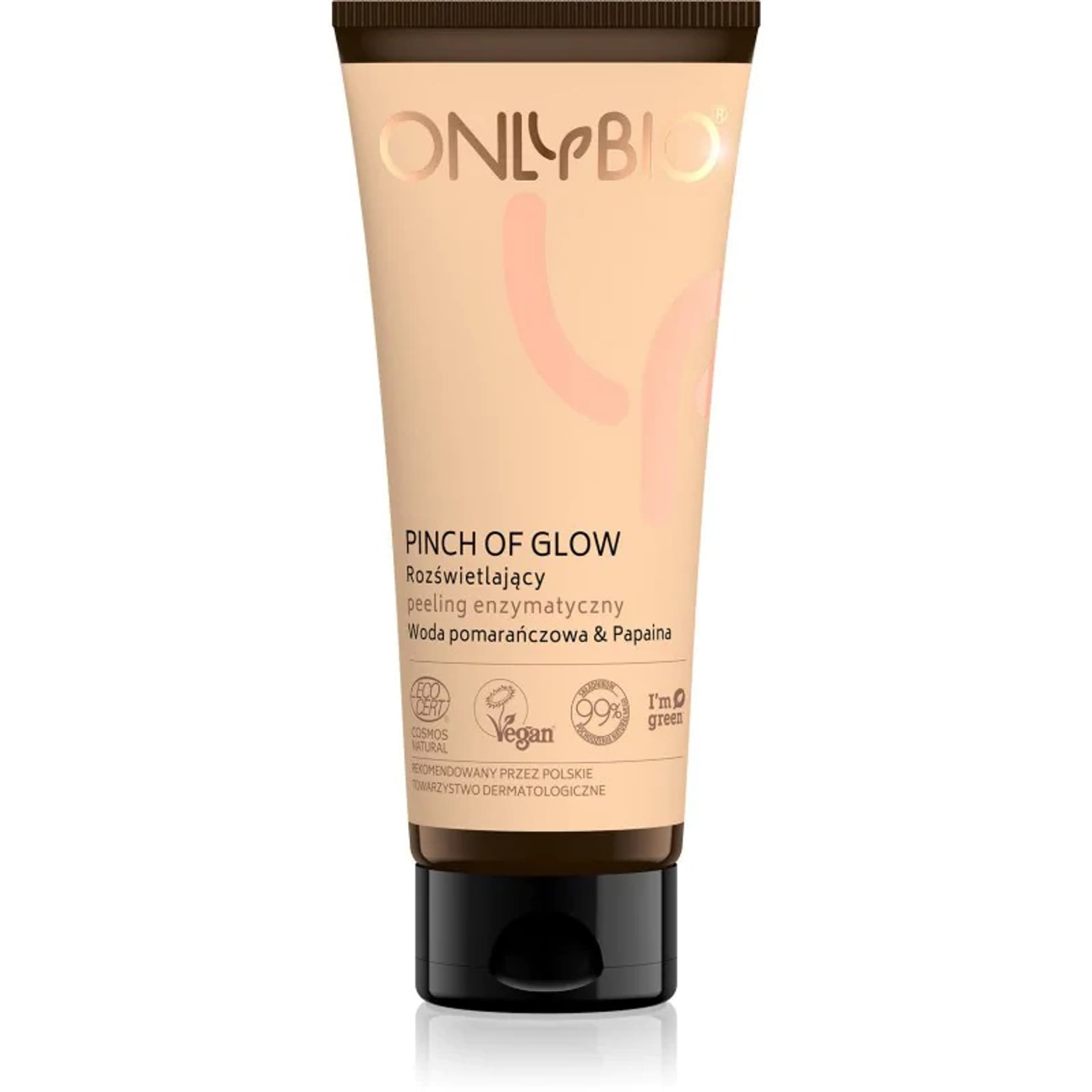

ONLYBIO Pinch Of Glow rozświetlający peeling enzymatyczny 75ml
