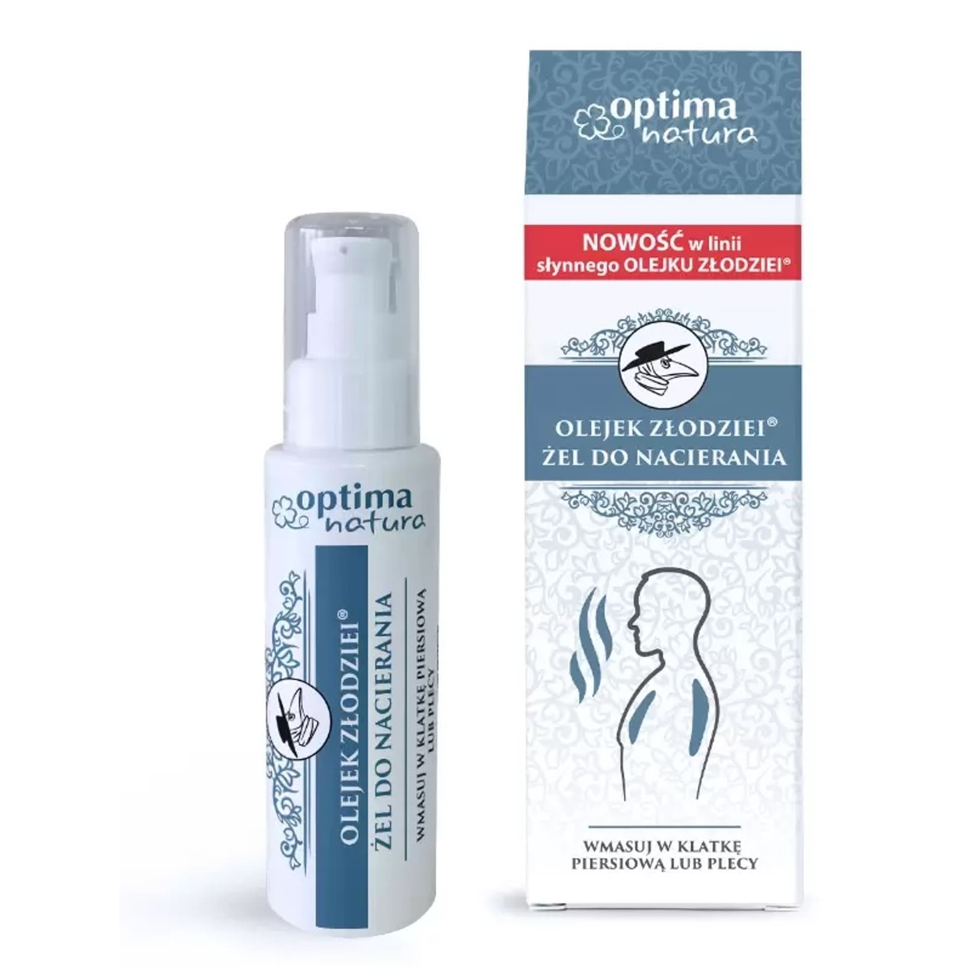 

OPTIMA NATURA Olejek Złodziei aromatyczny żel do nacierania i masażu 75ml