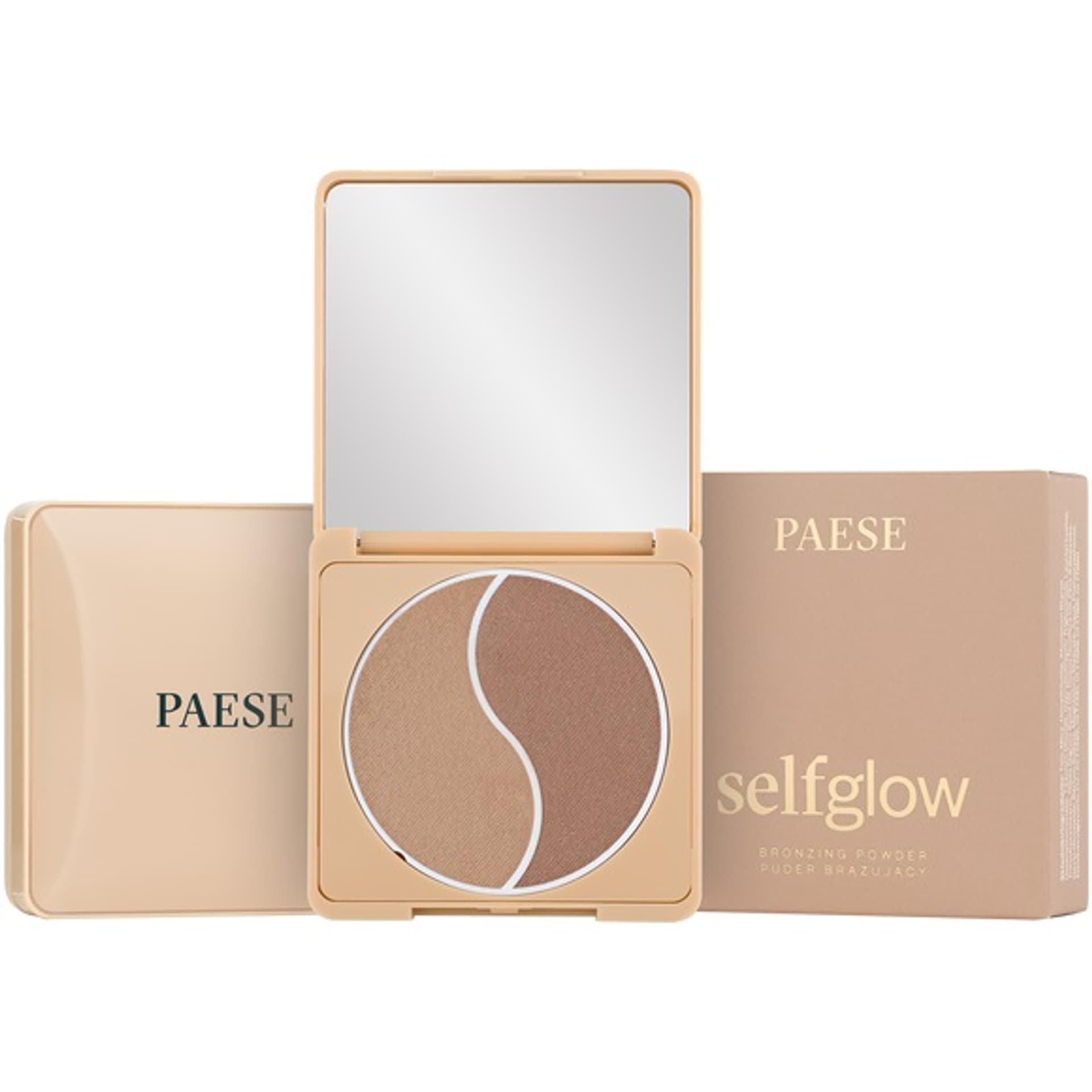 

PAESE Self Glow Bronzing Powder puder brązujący Medium 6g