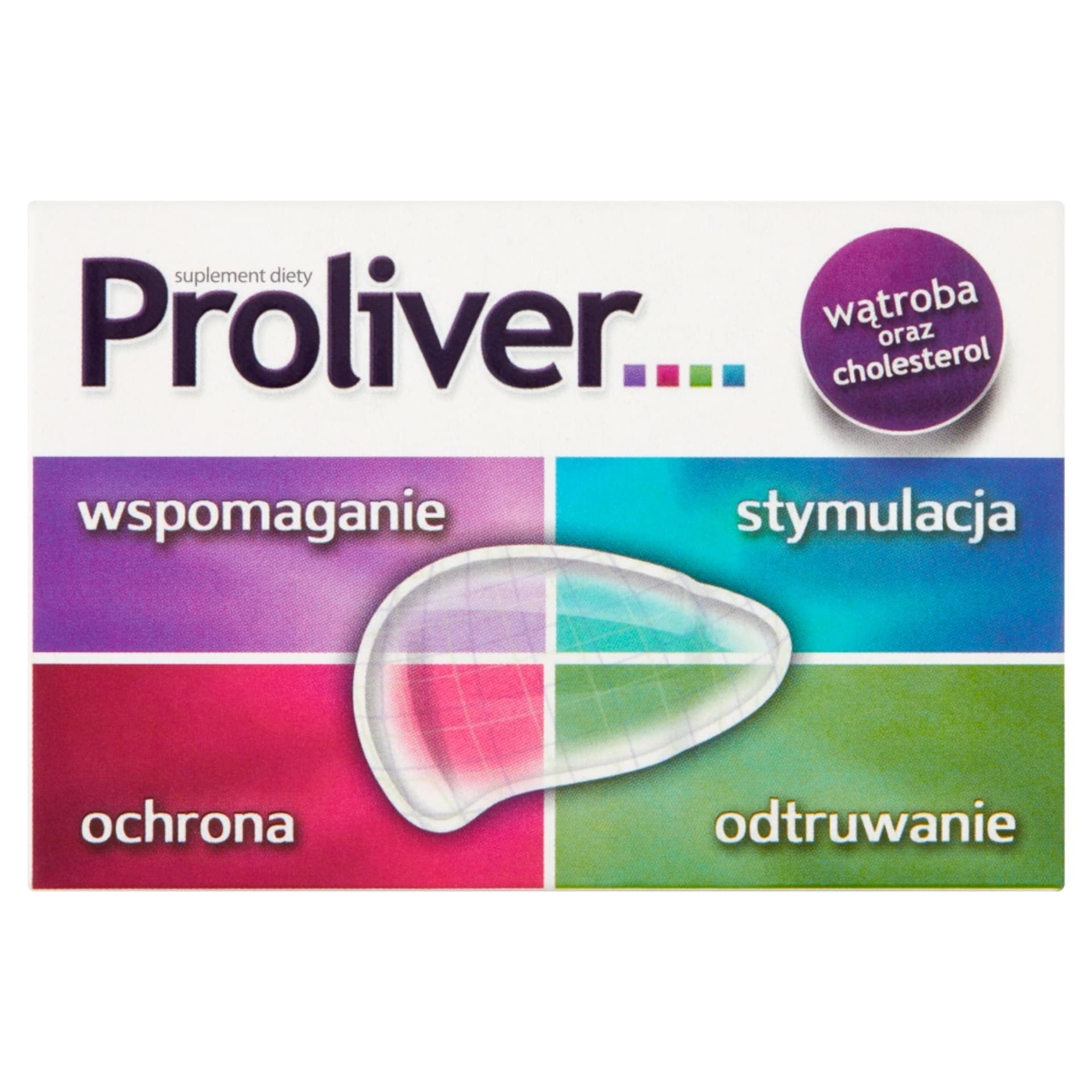 

PROLIVER Suplement diety wspierający pracę wątroby 30 tabletek