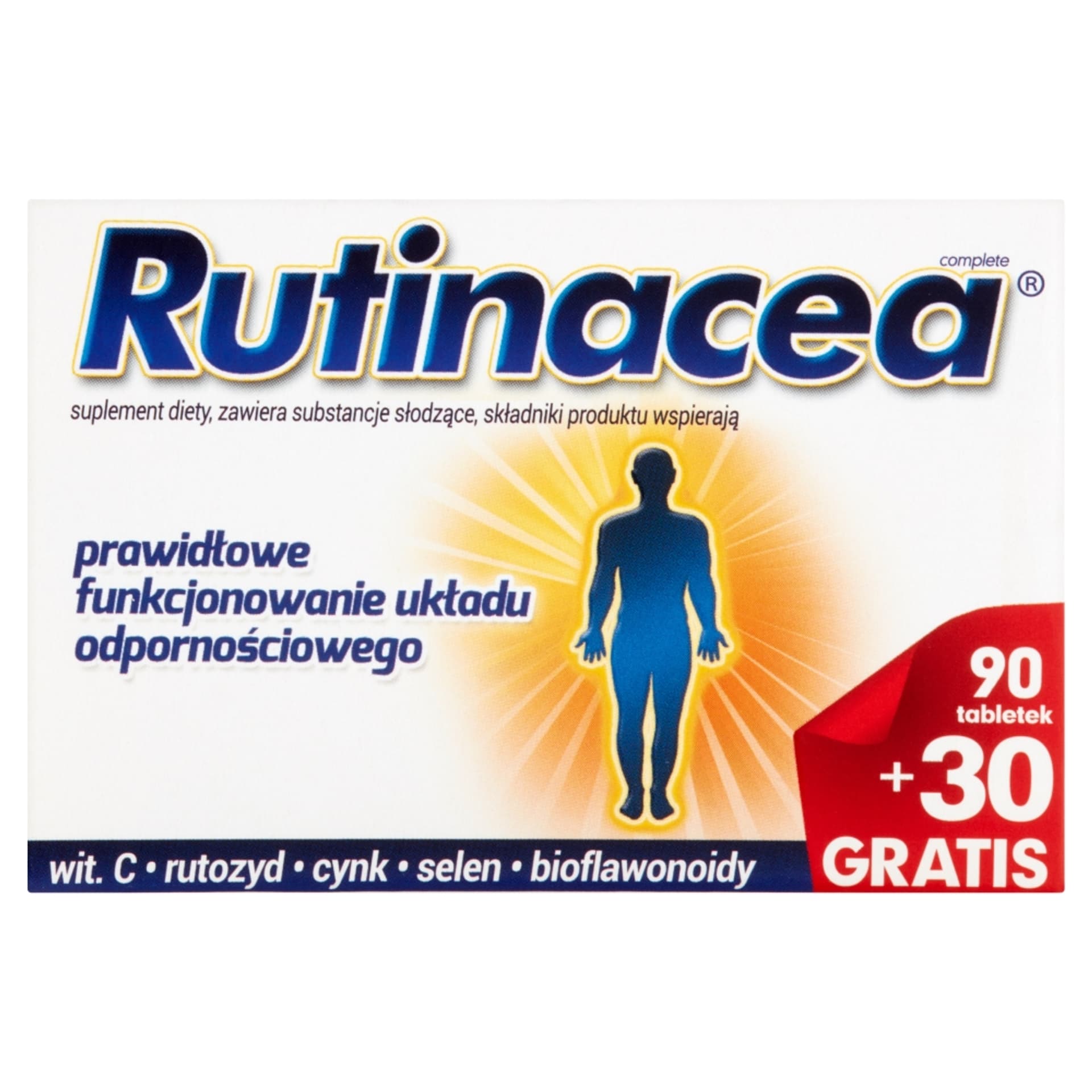 

RUTINACEA Complete suplement diety wspierający układ odpornościowy 120 tabletek