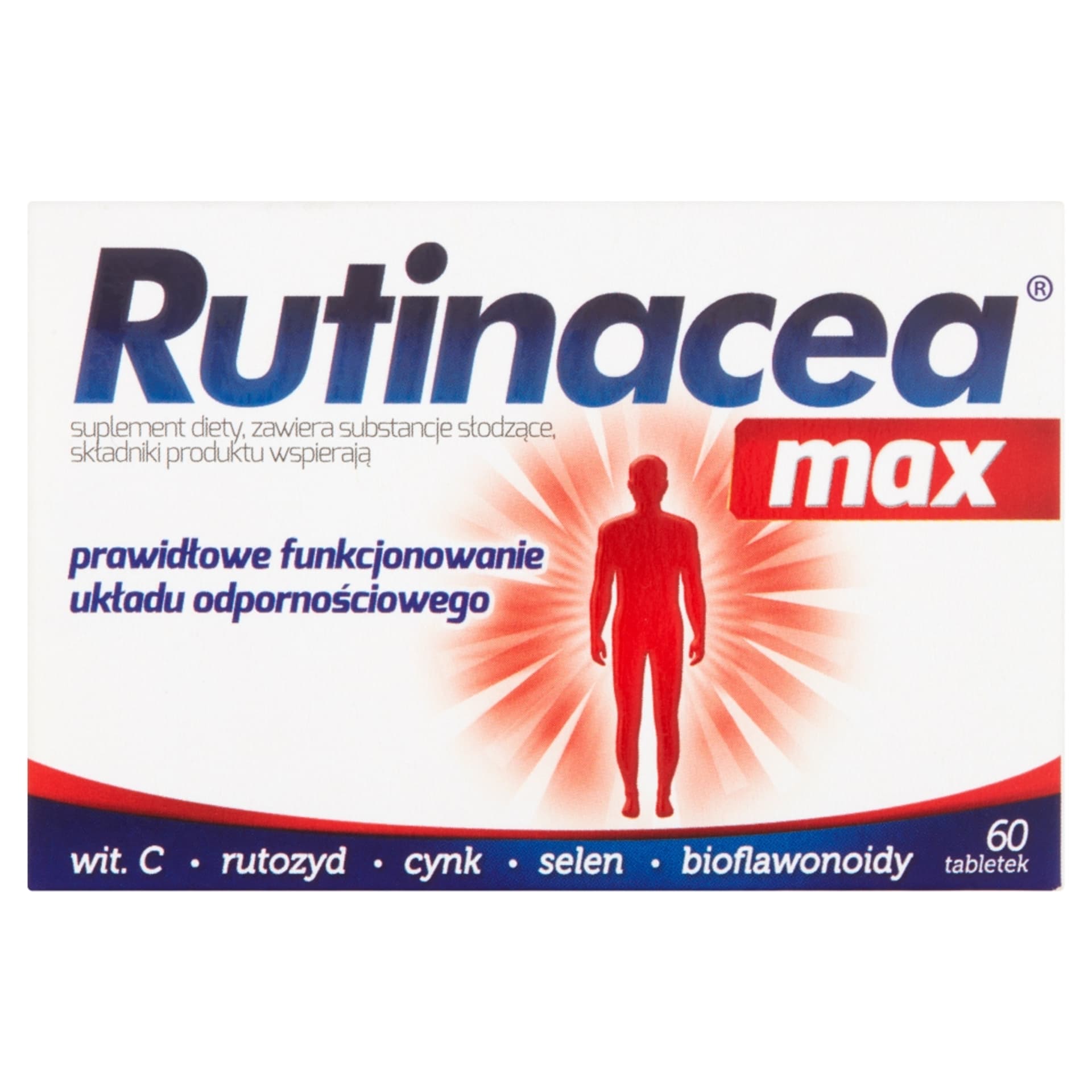 

RUTINACEA Max suplement diety wspierający układ odpornościowy 60 tabletek