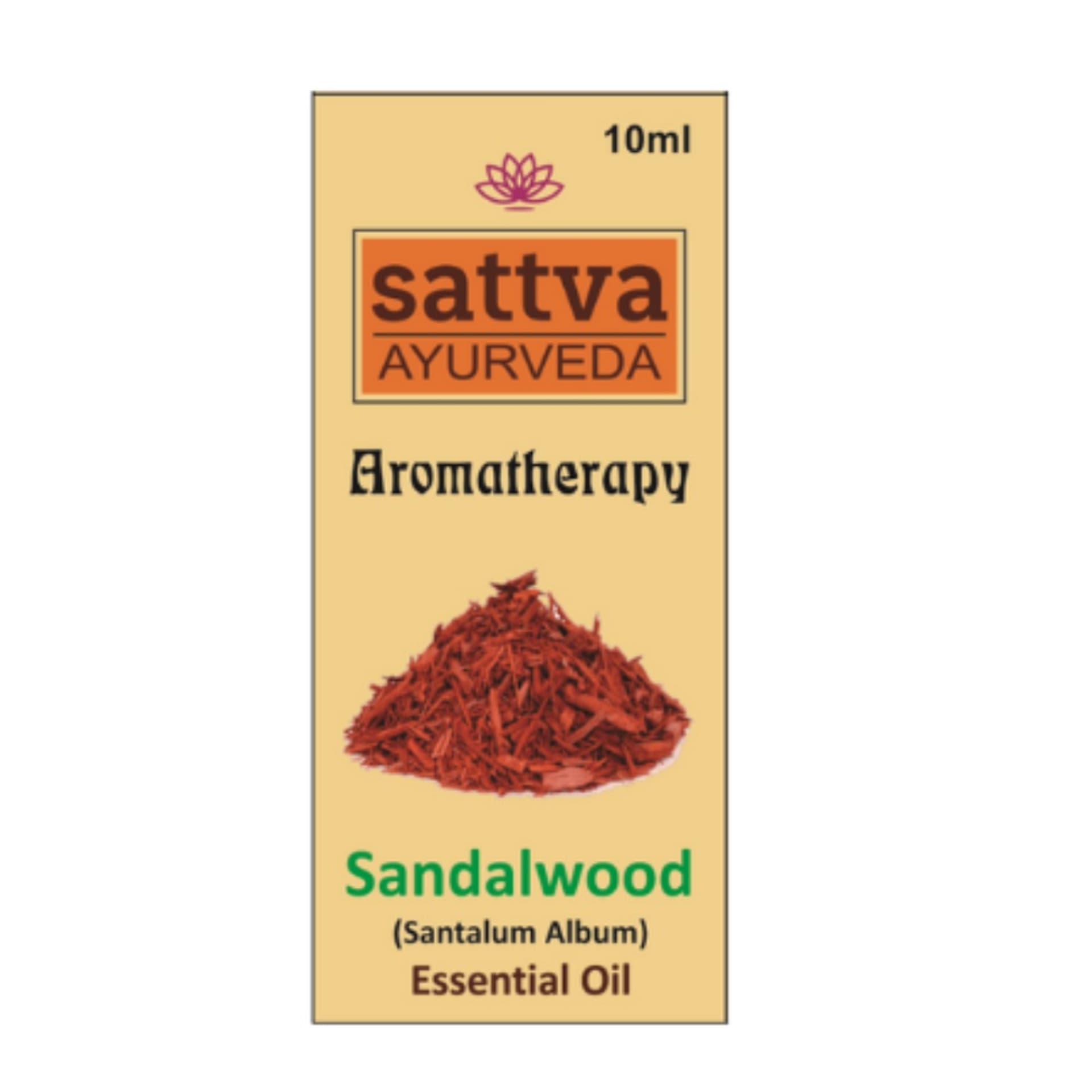 

SATTVA Ayurveda Aromatherapy Essential Oil olejek z drzewa sandałowego Sandalwood 10ml