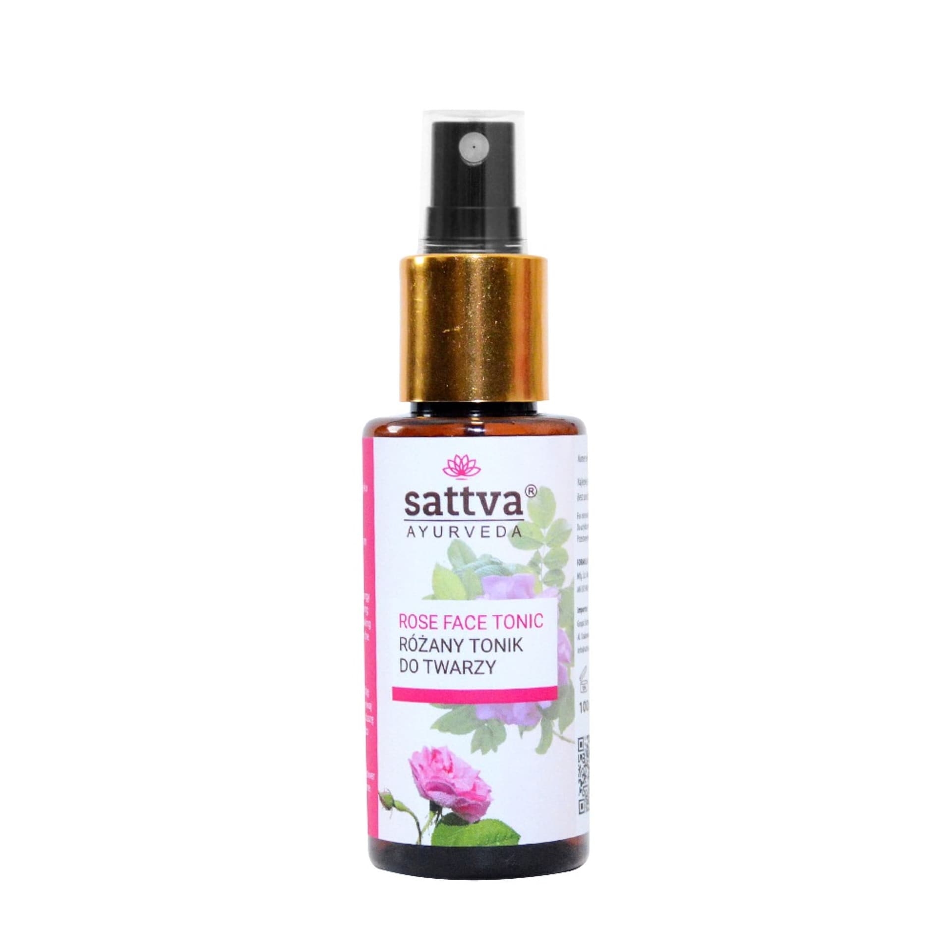 

SATTVA Rose Water Facial Tonic oczyszczająca woda różnana do twarzy 100ml