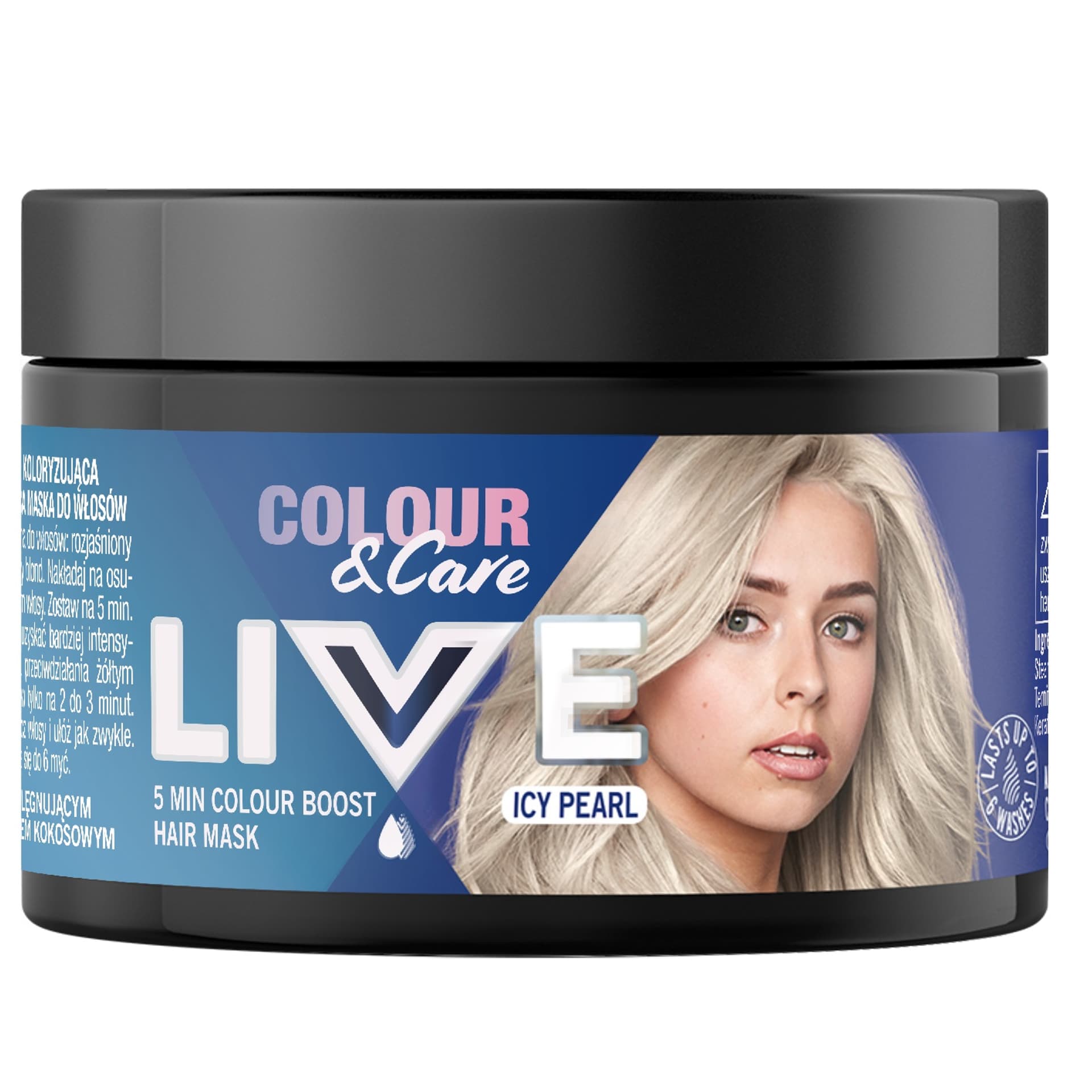 

SCHWARZKOPF Live ColourCare 5 minutowa koloryzująca i pielęgnująca maska do włosów Icy Pearl 150ml