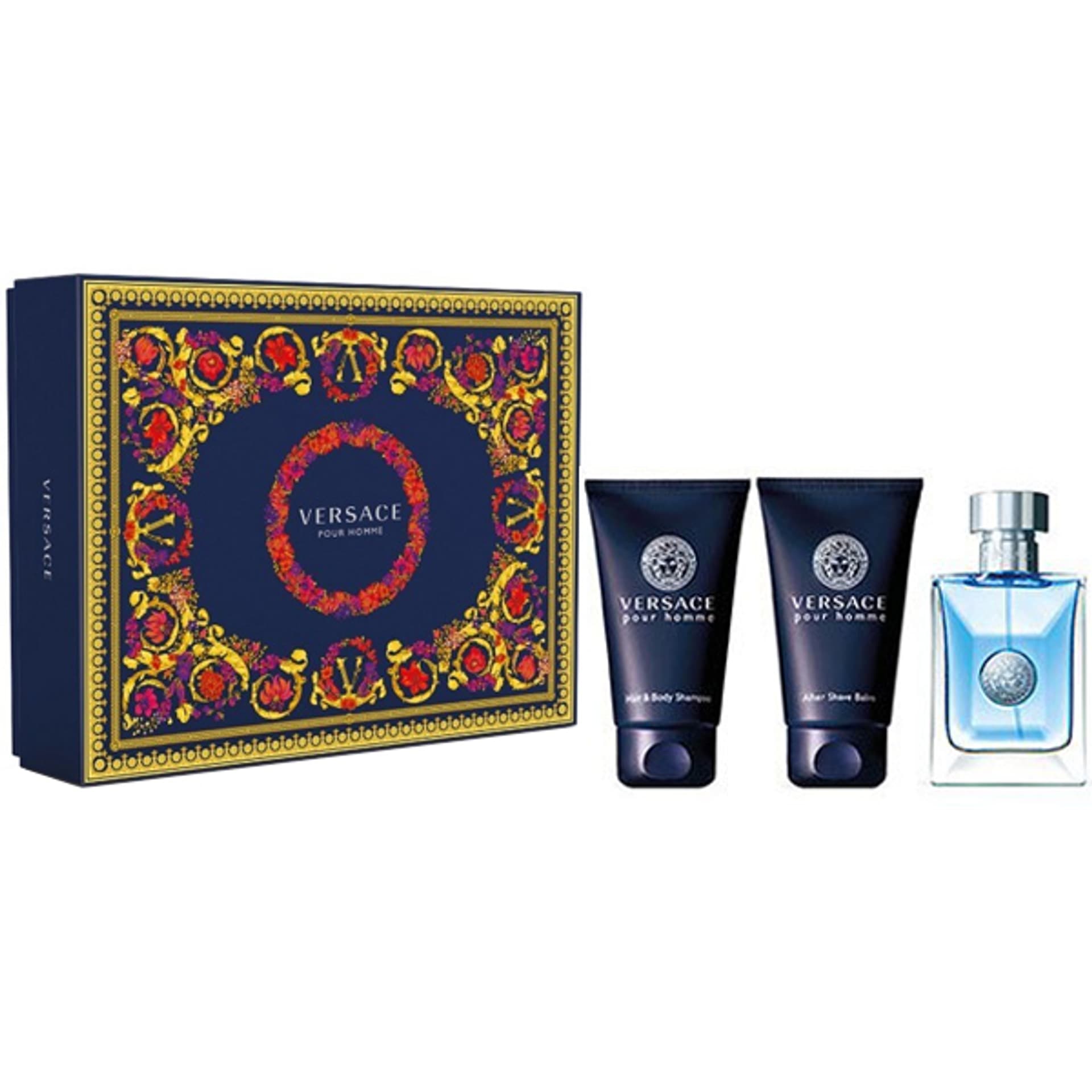 

SET VERSACE Pour Homme EDT spray 50ml + AFTER SHAVE BALM 50ml + SHOWER GEL 50ml