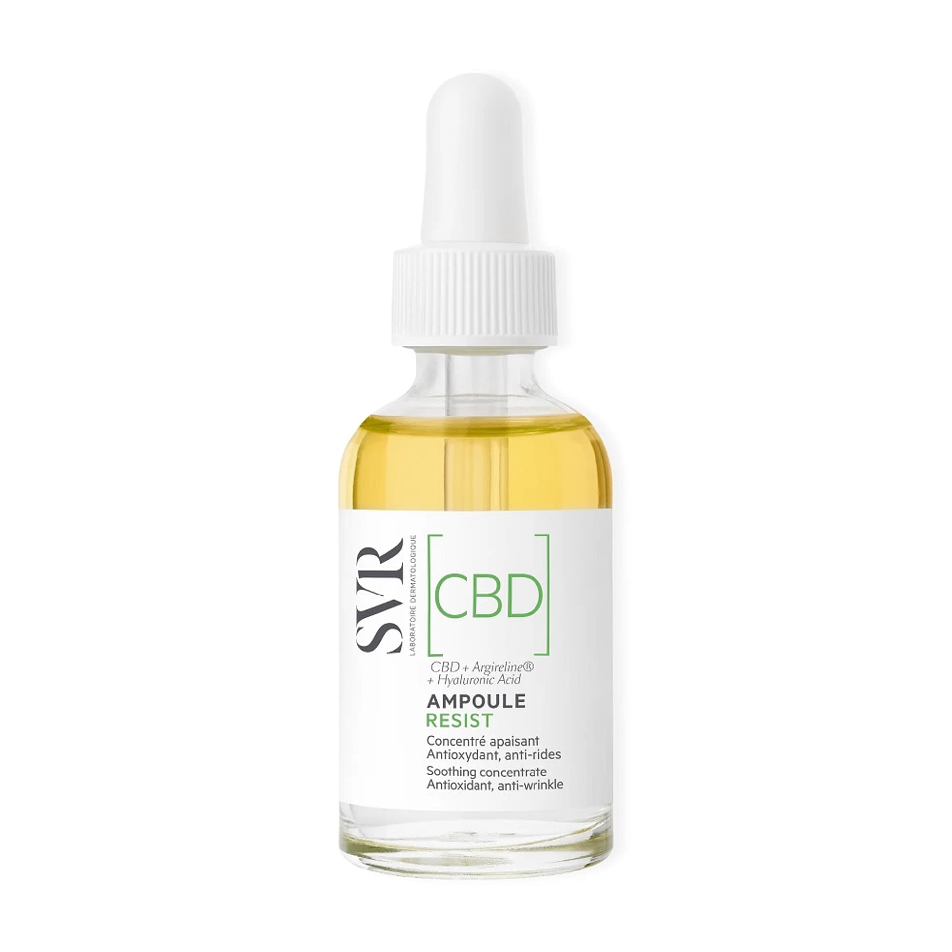

SVR Ampoule Resist CBD przeciwzmarszczkowe, antyoksydacyjne bi-serum przywracające skórze komfort 30ml