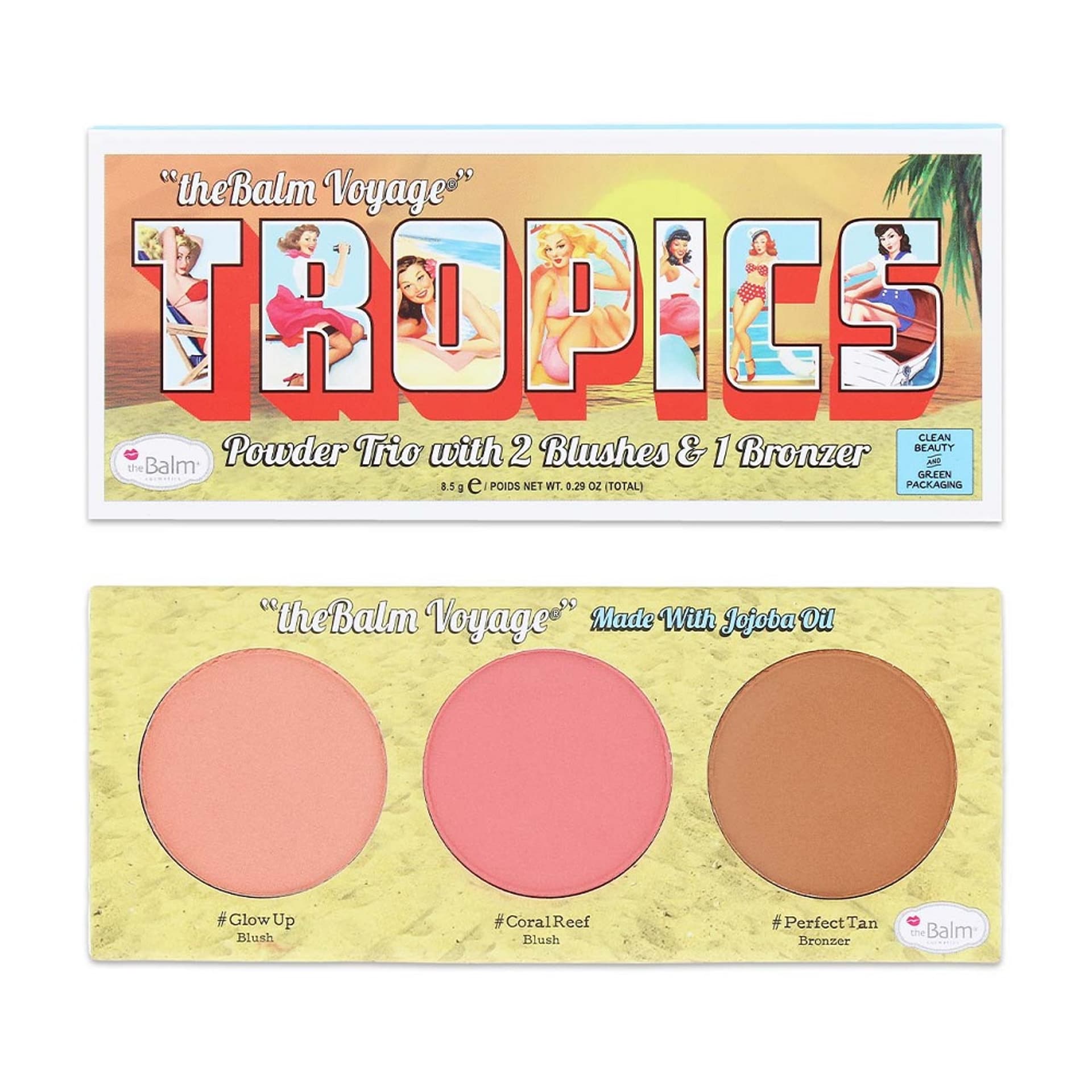 

THE BALM Tropics Powder Trio paleta do makijażu 8,5g