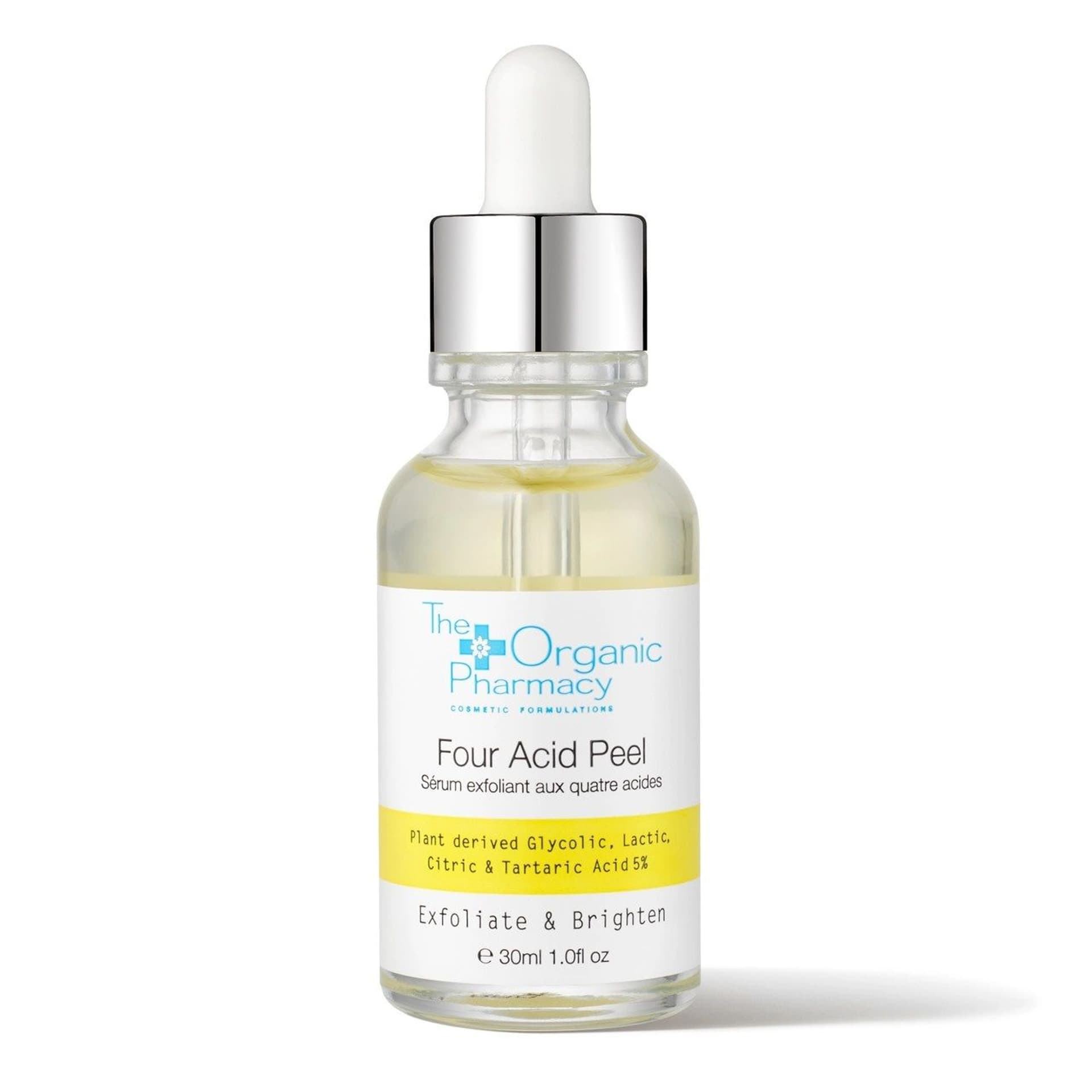 

THE ORGANIC PHARMACY Four Acid Peel - Exfoliate Brighten rozjaśniający i transformujący peeling twarzy 30ml