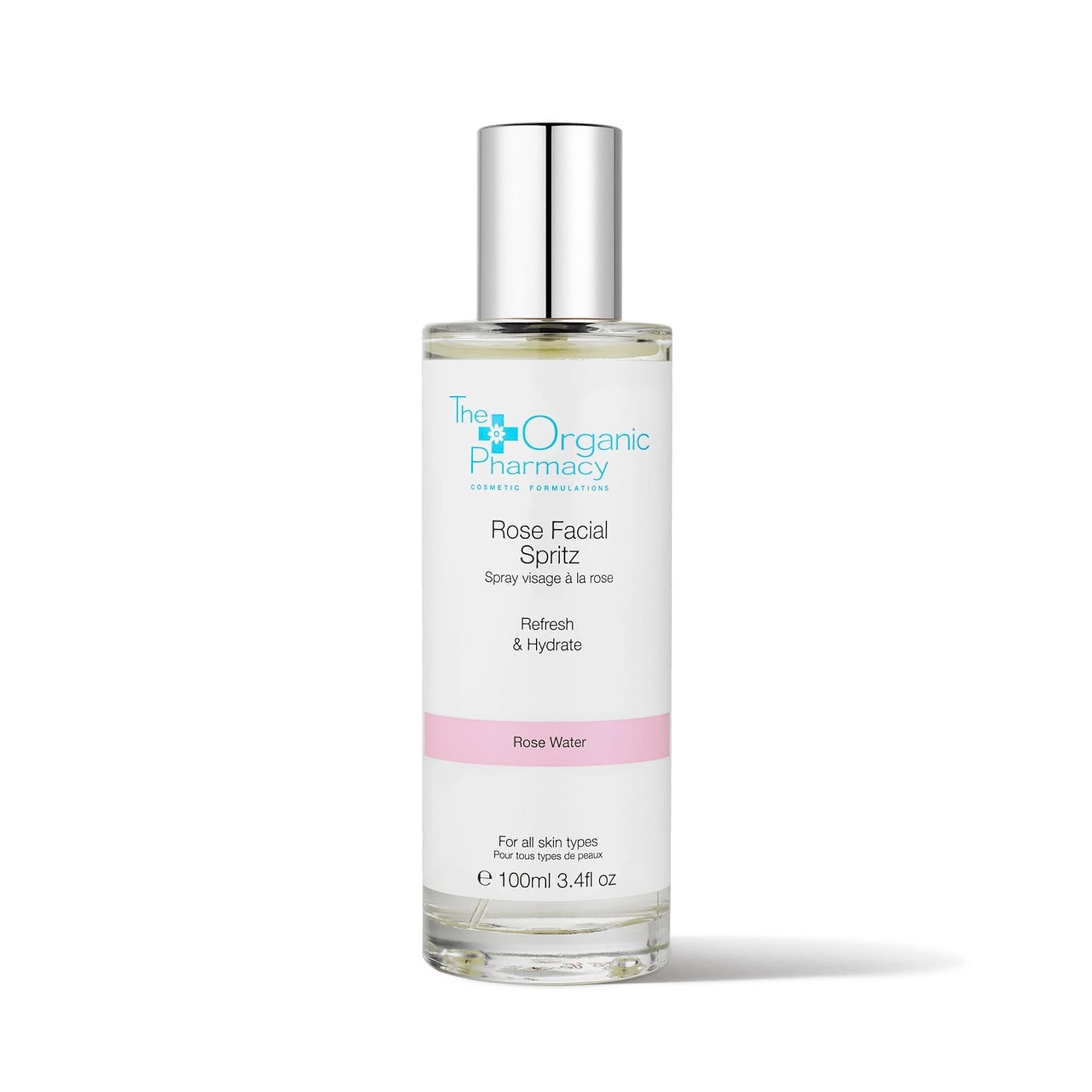 

THE ORGANIC PHARMACY Rose Facial Spritz nawilżający,łagodzący zaczerwienienia toner do twarzy 100ml