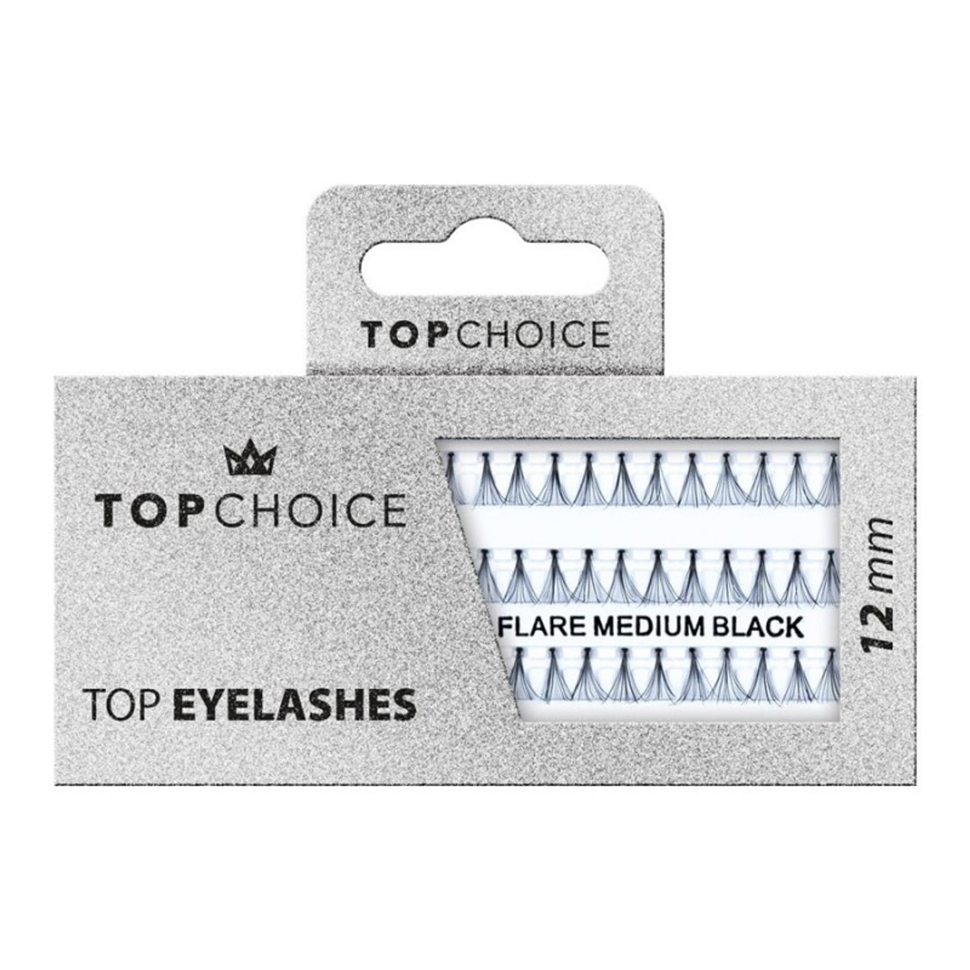 

TOP CHOICE Kępki rzęs Flare Medium Black 12mm 37931