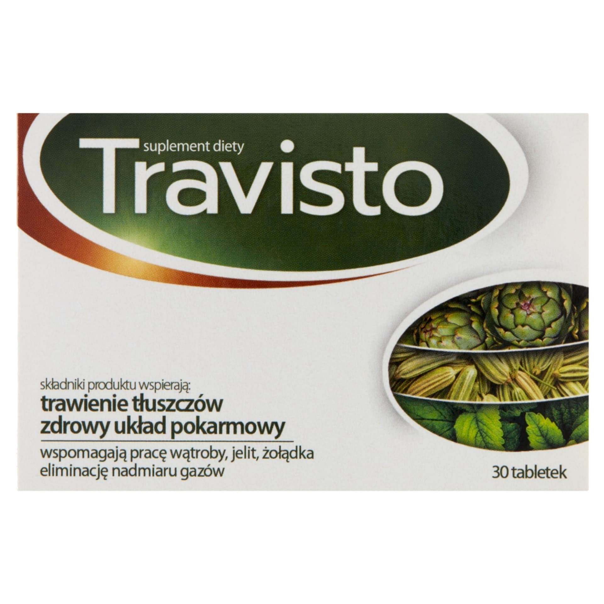 

TRAVISTO Suplement diety wspierający trawienie tłuszczów i zdrowy układ pokarmowy 30 tabletek
