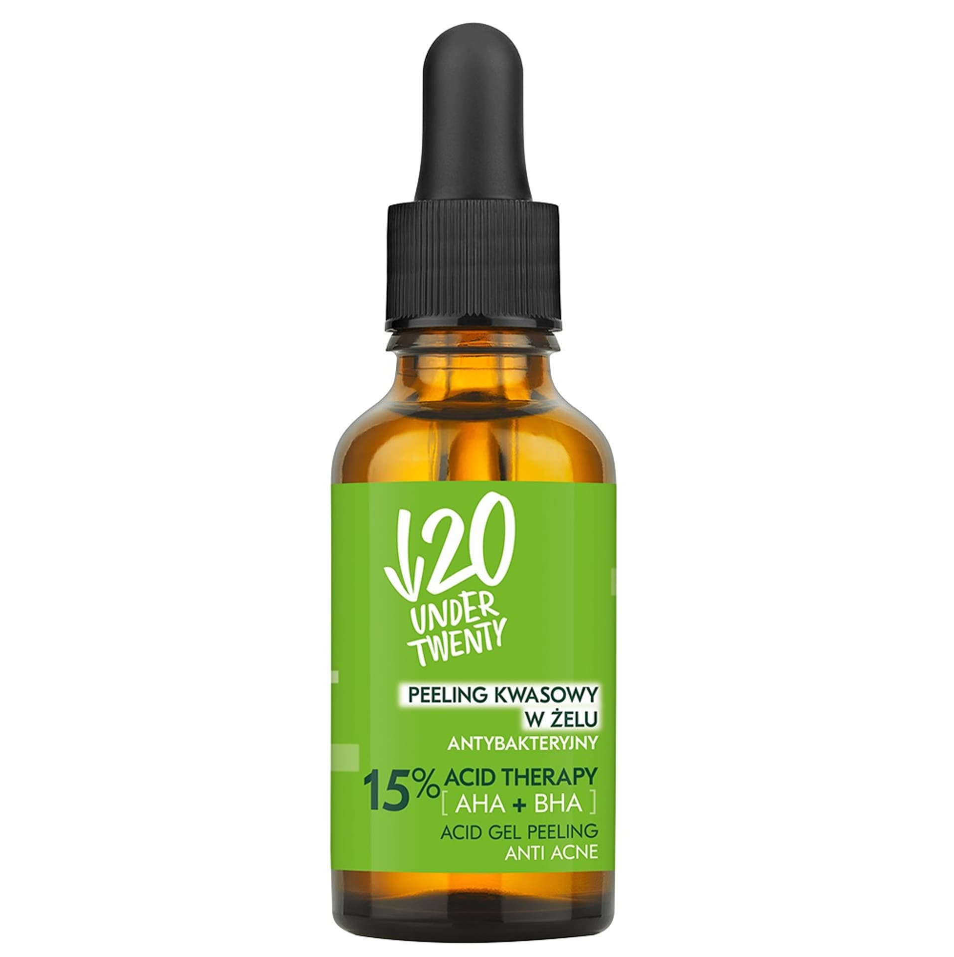 

UNDER TWENTY Antybakteryjny peeling kwasowy w żelu 30ml