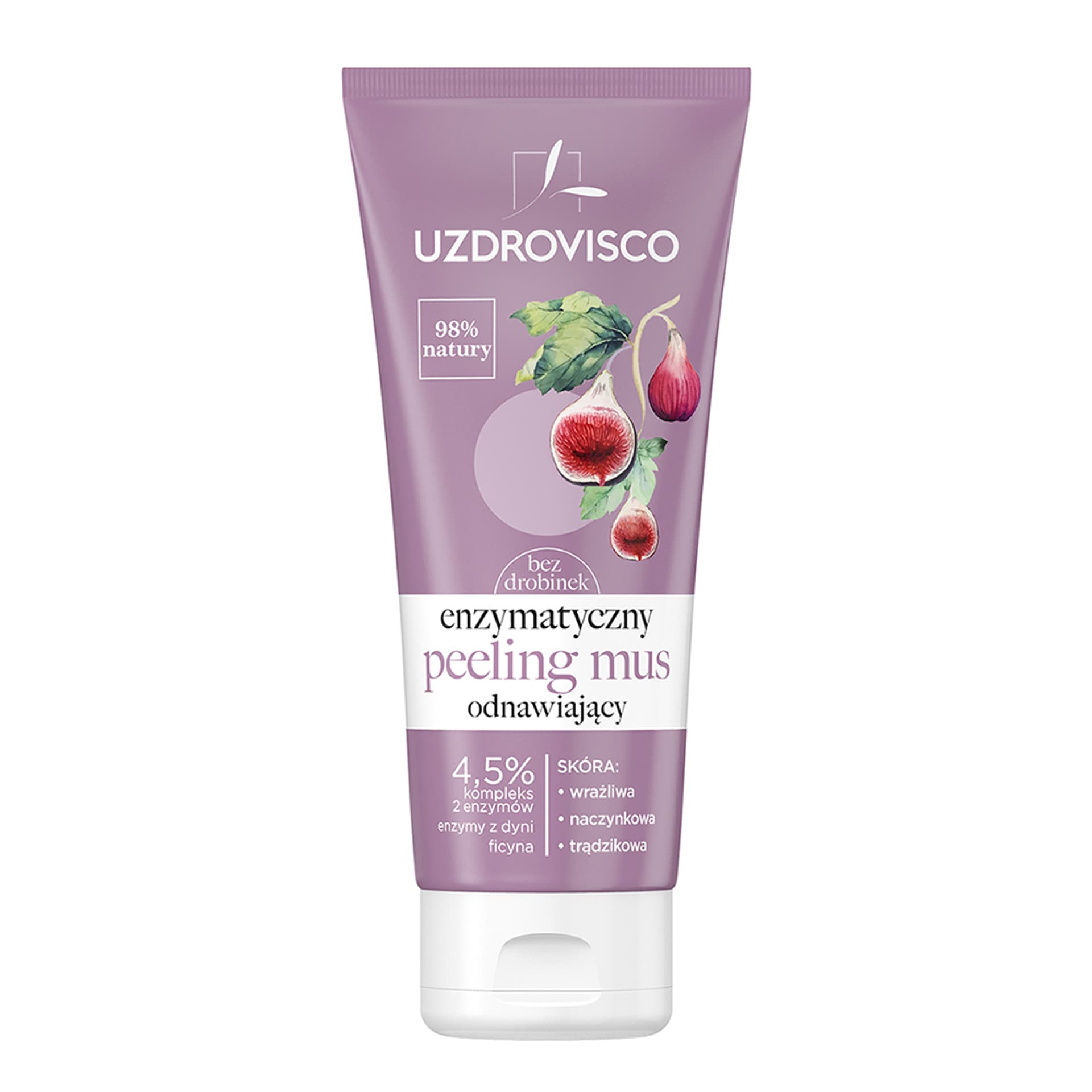 

UZDROVISCO Bezolejowy peeling enzymatyczny mus odnawiający 60ml
