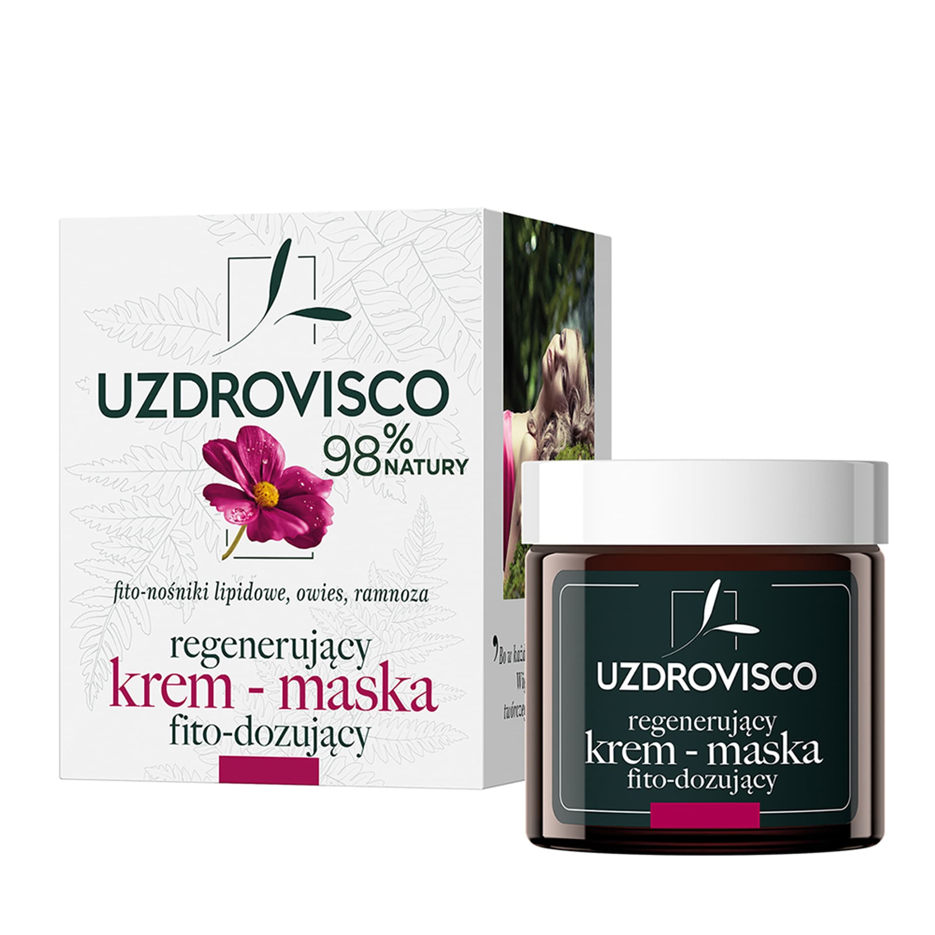 

UZDROVISCO Fitodozujący krem-maska regenerujący 50ml