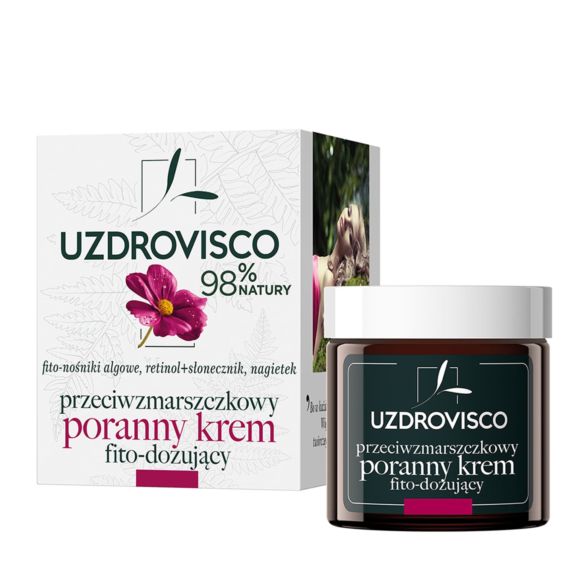 

UZDROVISCO Fitodozujący poranny krem na zmarszczki 50ml