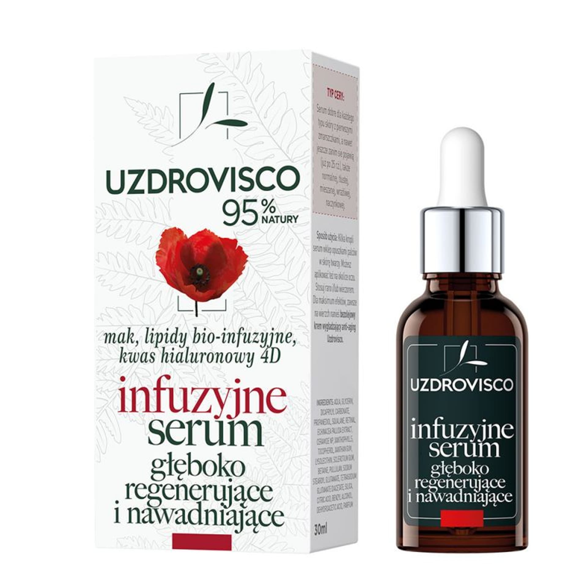 

UZDROVISCO Infuzyjne serum głęboko regenerujące i nawadniające Mak 30ml