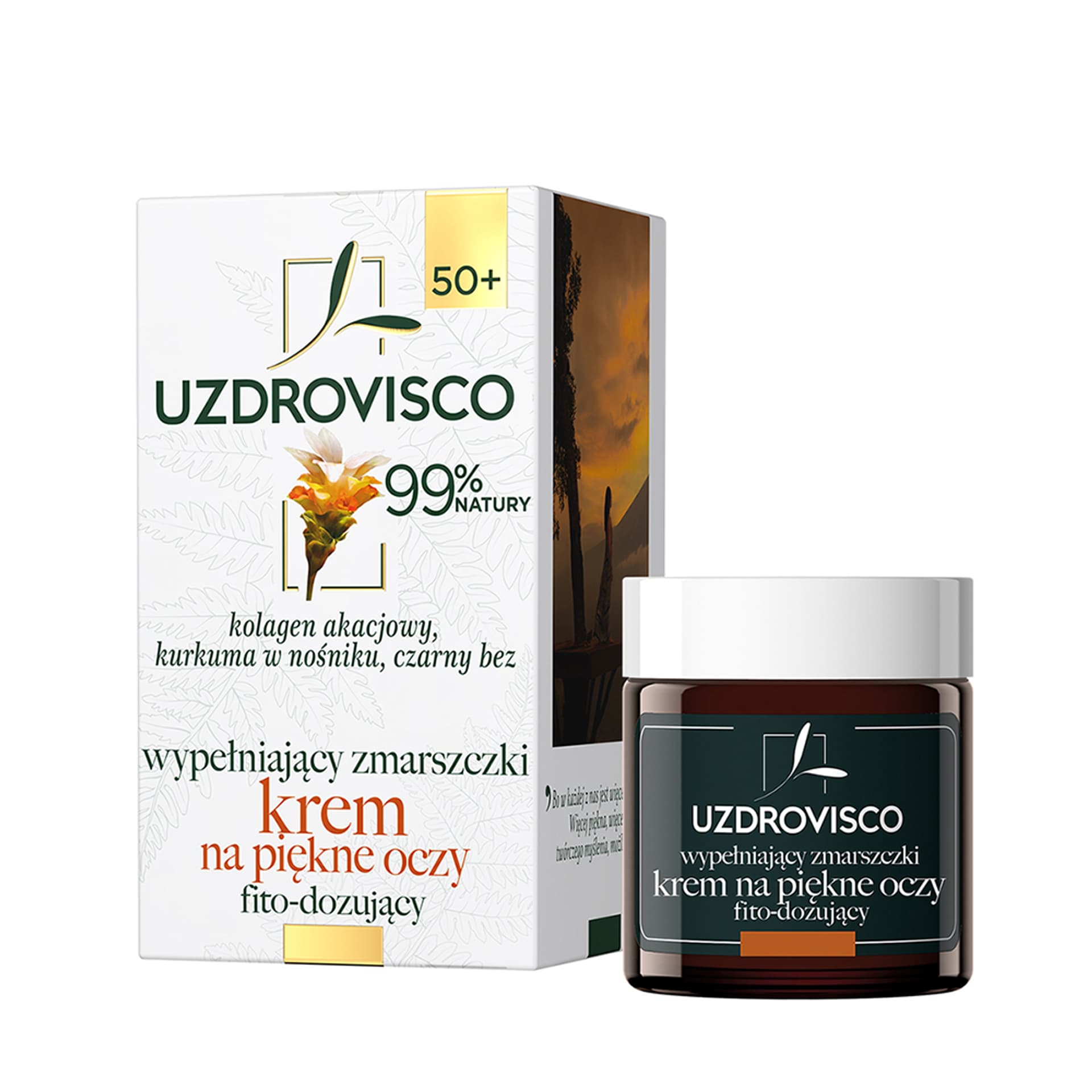 

UZDROVISCO Kurkuma wypełniający zmarszczki krem pod oczy 25ml