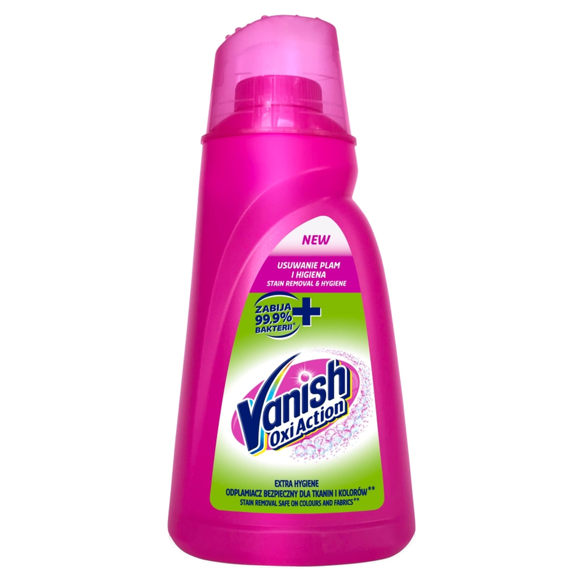 

VANISH Oxi Action Extra Hygiene dezynfekujący odplamiacz do tkanin 1400ml