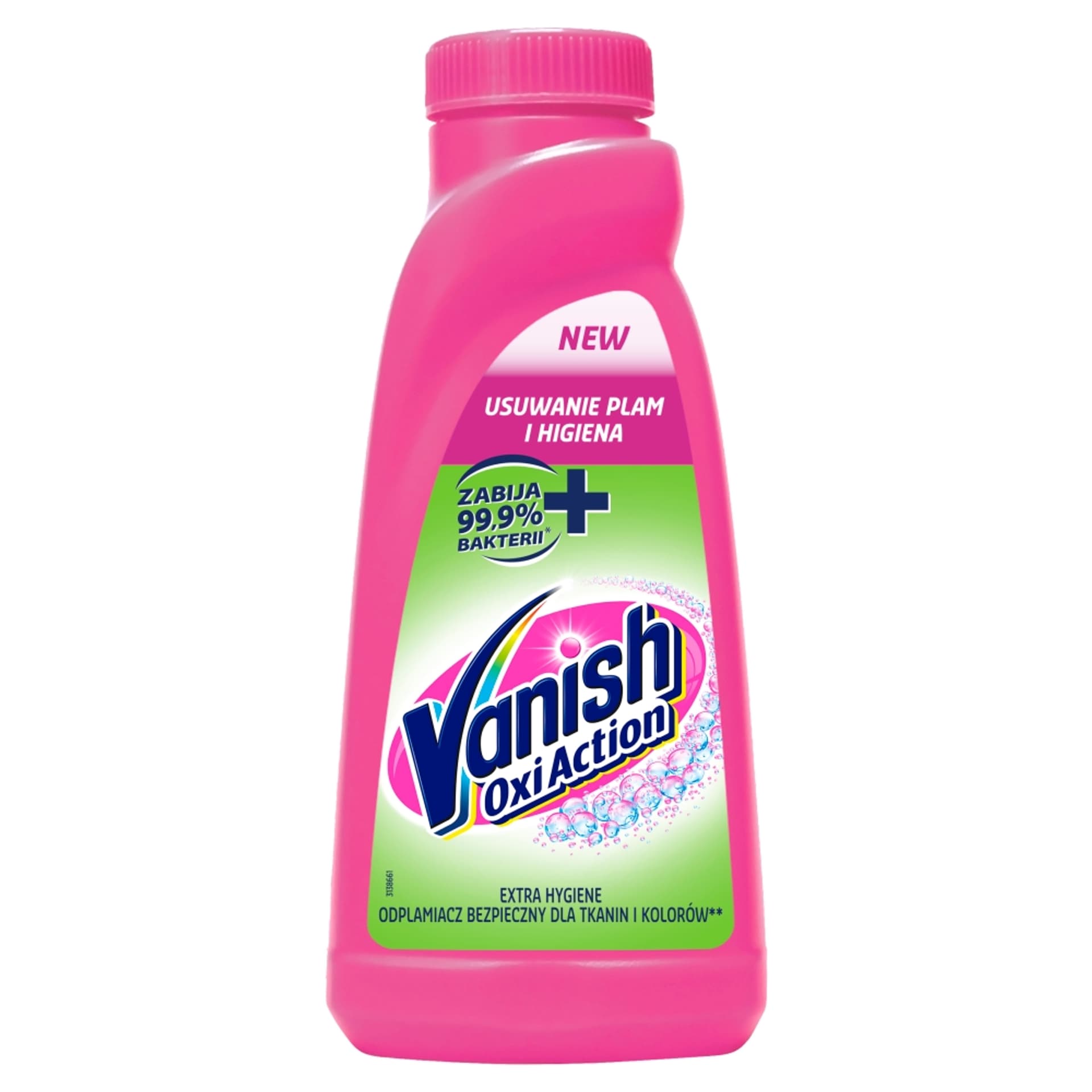 

VANISH Oxi Action Extra Hygiene dezynfekujący odplamiacz do tkanin 500ml