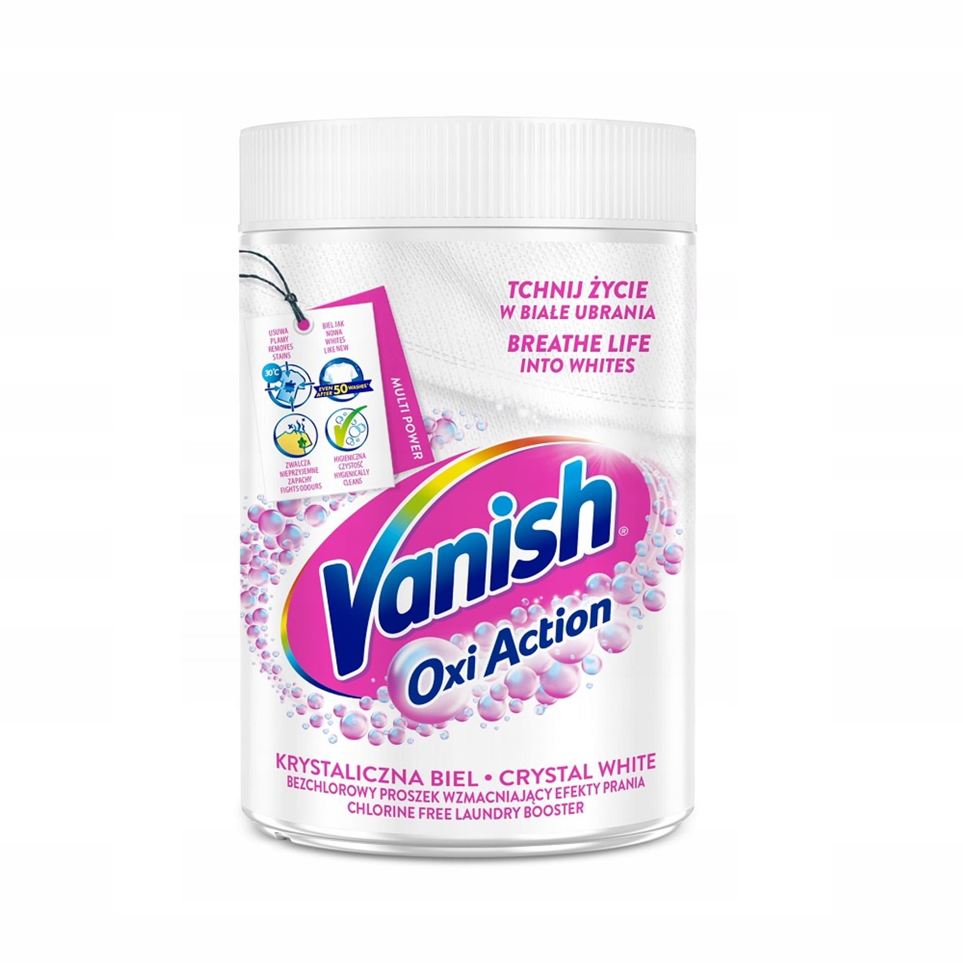 

VANISH Oxi Action odplamiacz w proszku White 500g