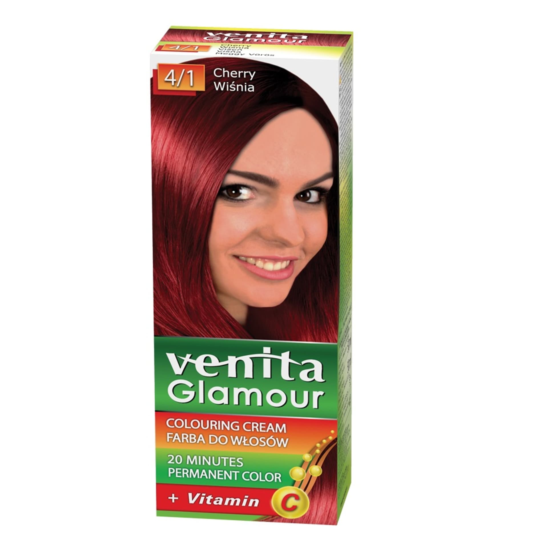 

VENITA Glamour koloryzująca farba do włosów 4/1 Wiśnia 100ml