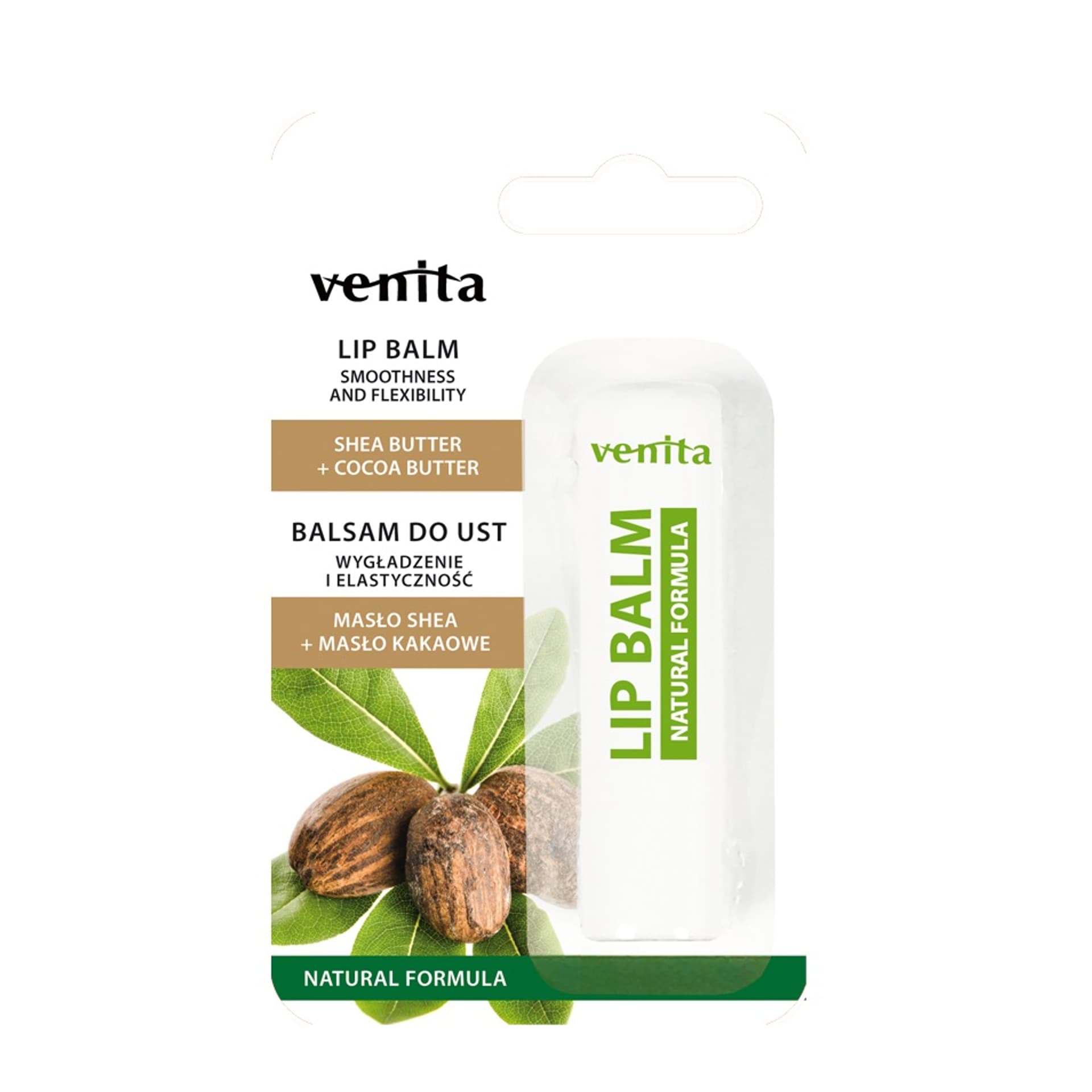 

VENITA Lip Balm balsam do ust Masło Shea + Masło Kakaowe 4g