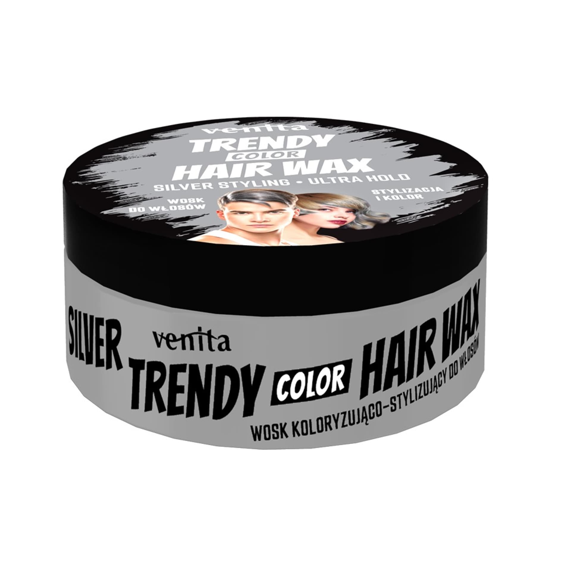 

VENITA Trendy Hair Wax wosk do włosów Silver 75g