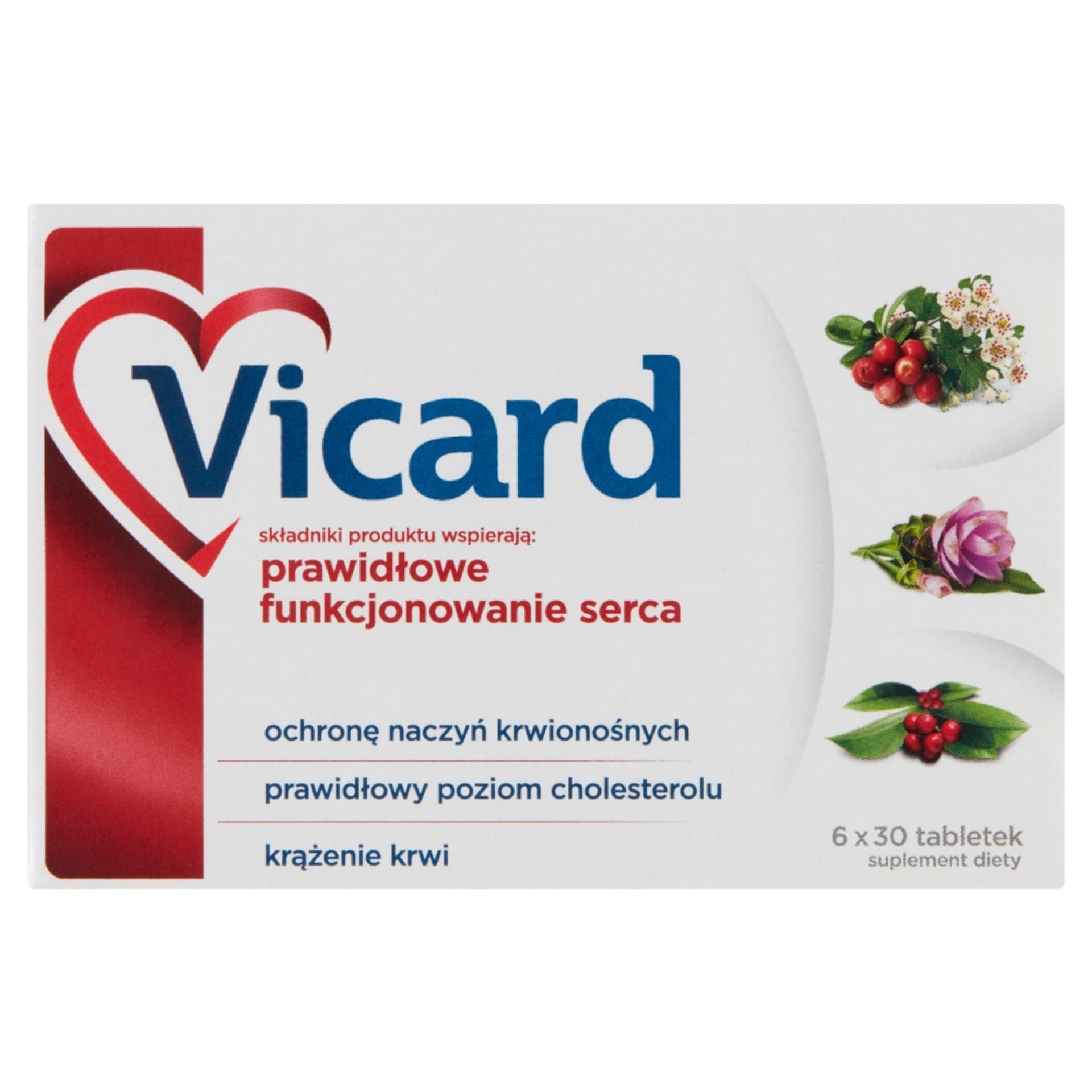 

VICARD Suplement diety wspierający prawidłowe funkcjonowanie serca 180 tabletek