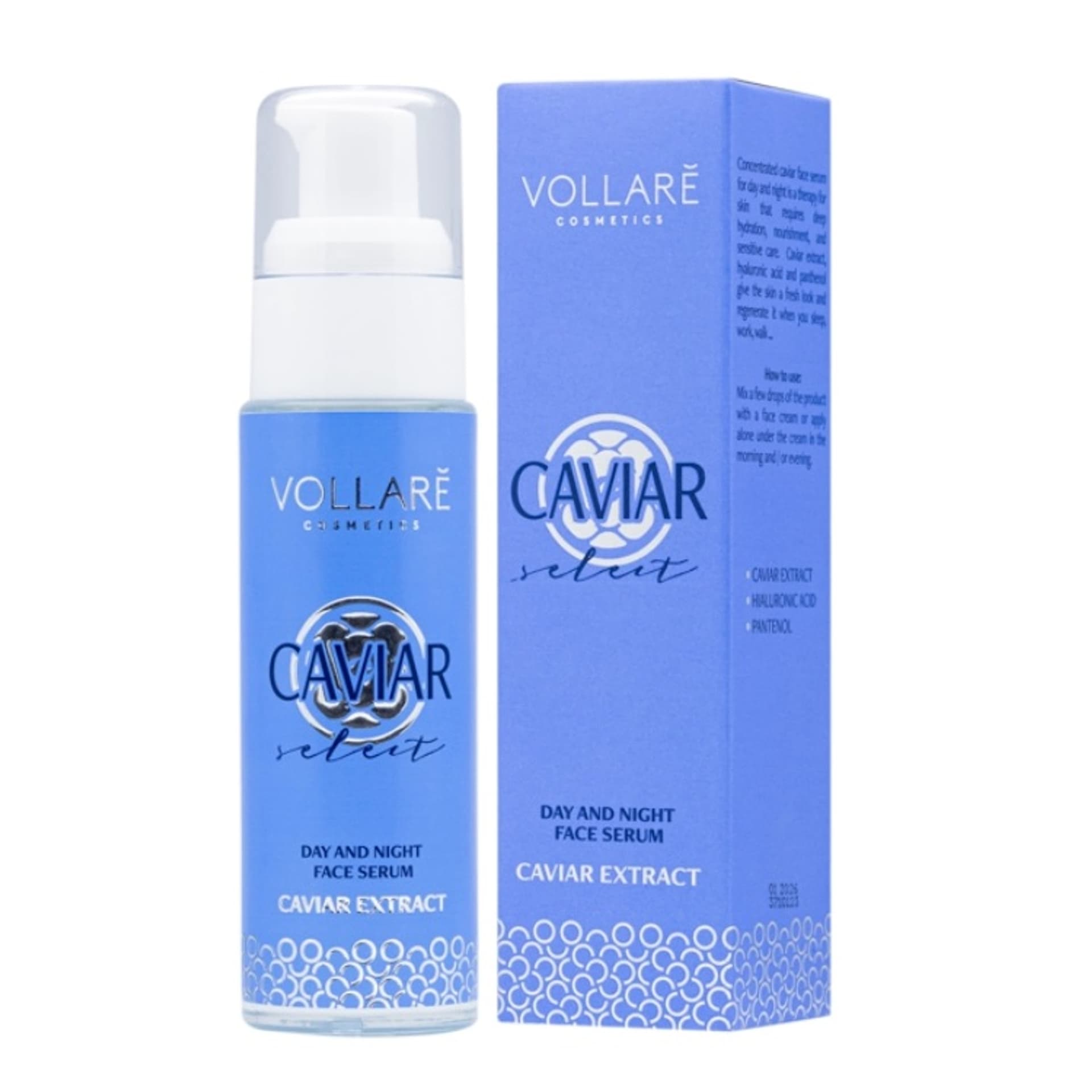 

VOLLARE Day And NIght Serum Face odżywcze serum do twarzy Caviar 30ml