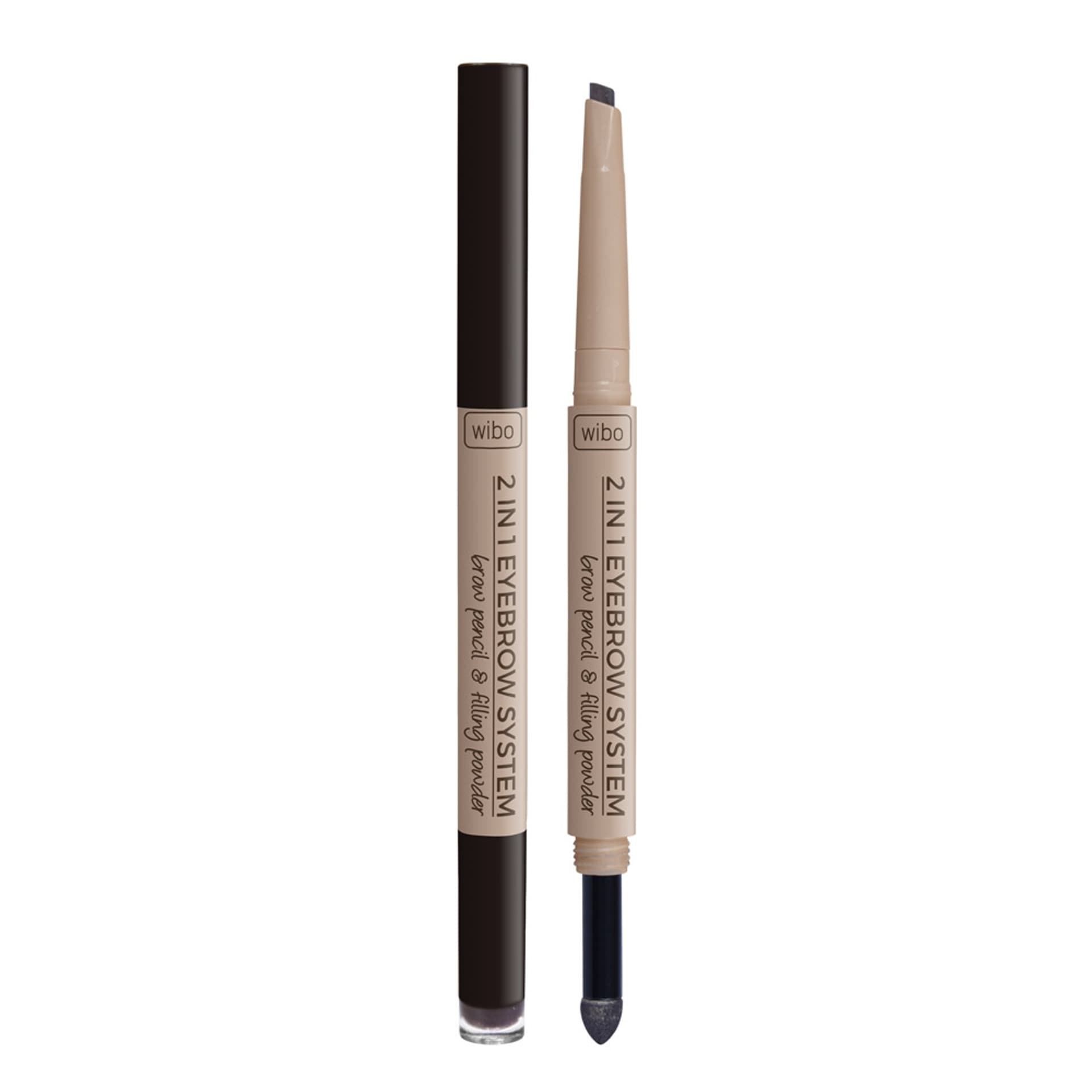 

WIBO 2in1 Eyebrow System kredka i gąbka do brwi 2