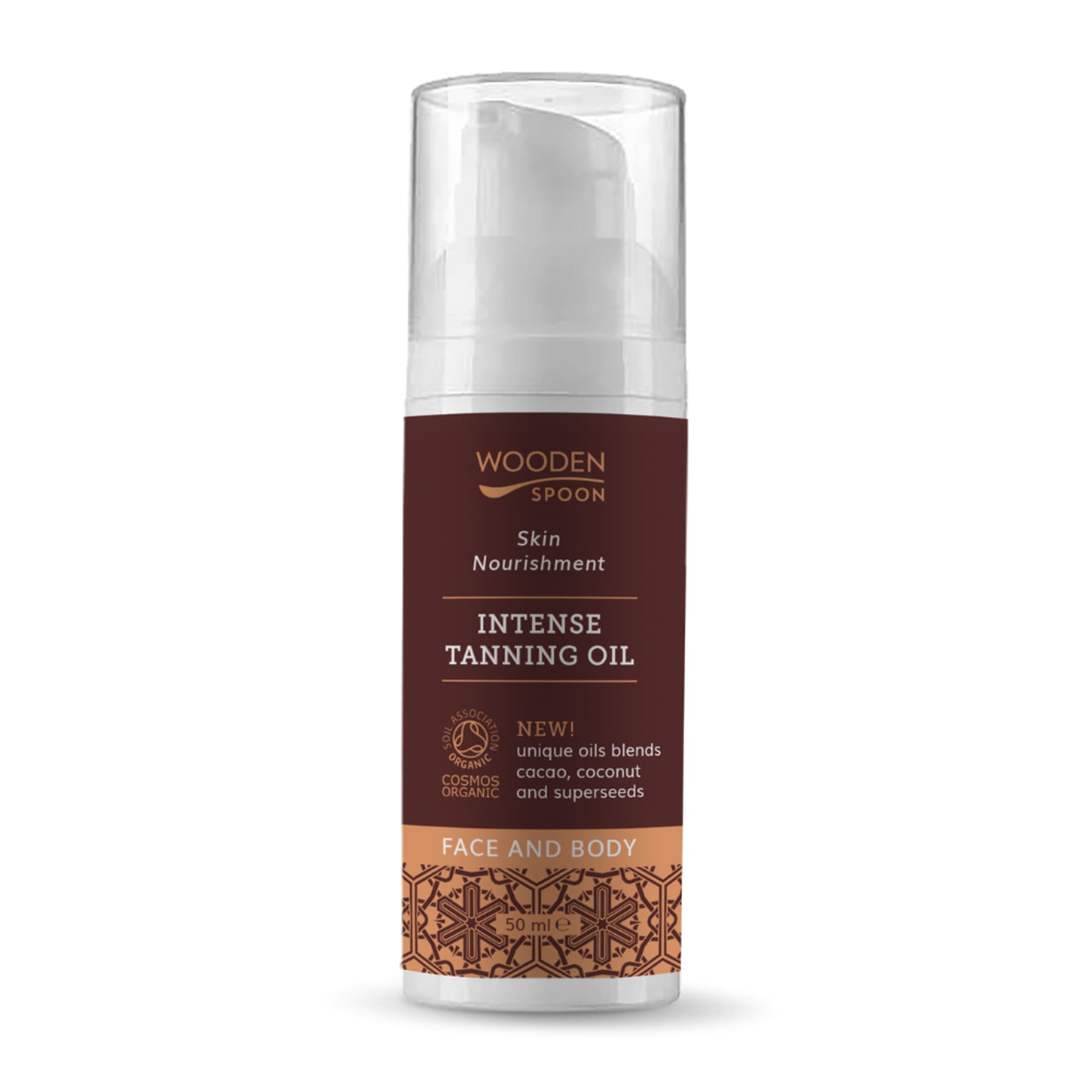 

WOODEN SPOON Intense Tanning Oil intensywny olejek brązujący do twarzy i ciała 50ml