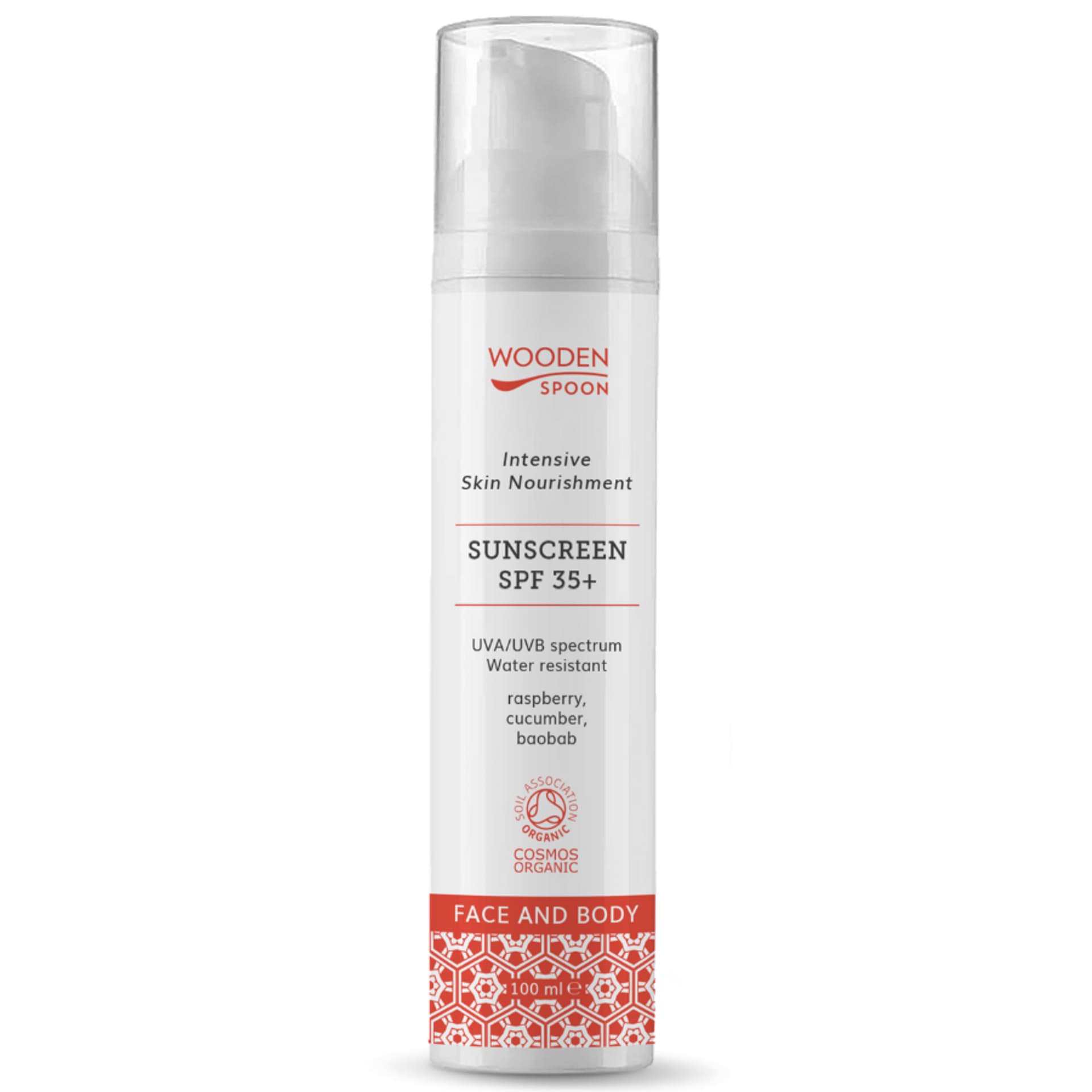 

WOODEN SPOON Intensive Skin Nourishment Sunscreen SPF35+ naturalny krem do opalania z filtrem 100ml