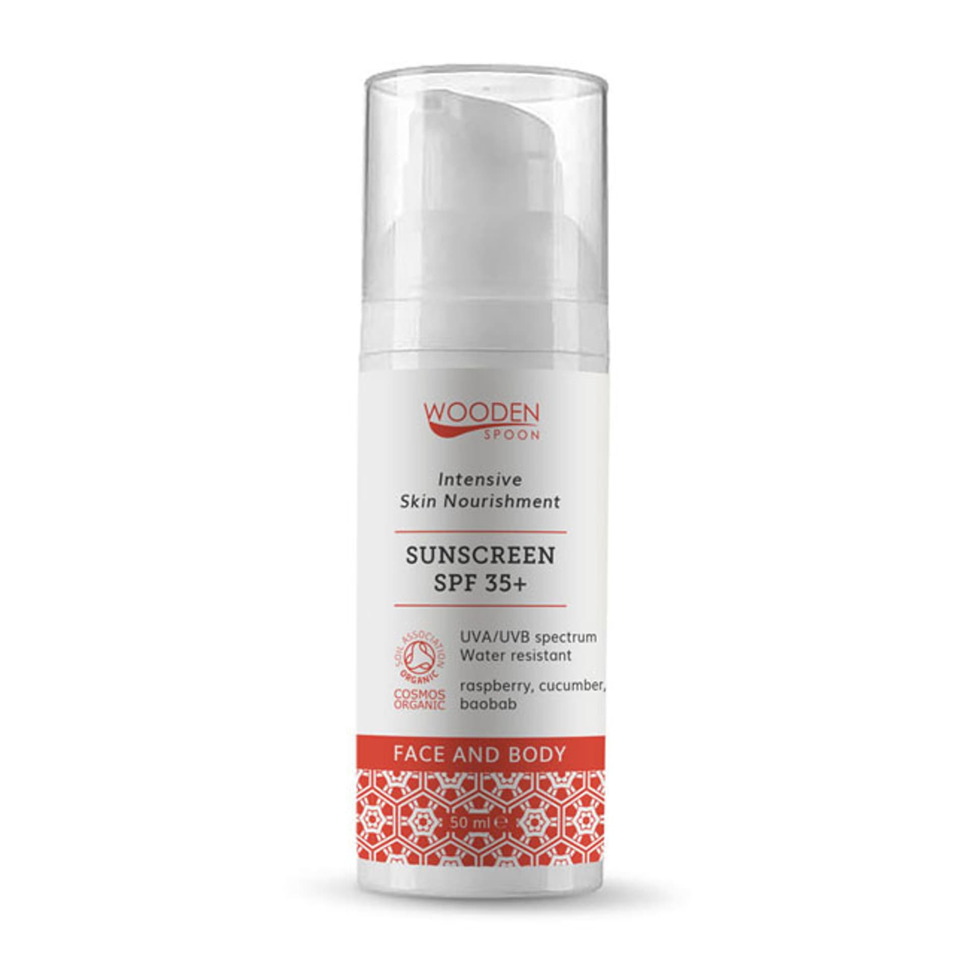 

WOODEN SPOON Intensive Skin Nourishment Sunscreen SPF35+ naturalny krem do opalania z filtrem 50ml