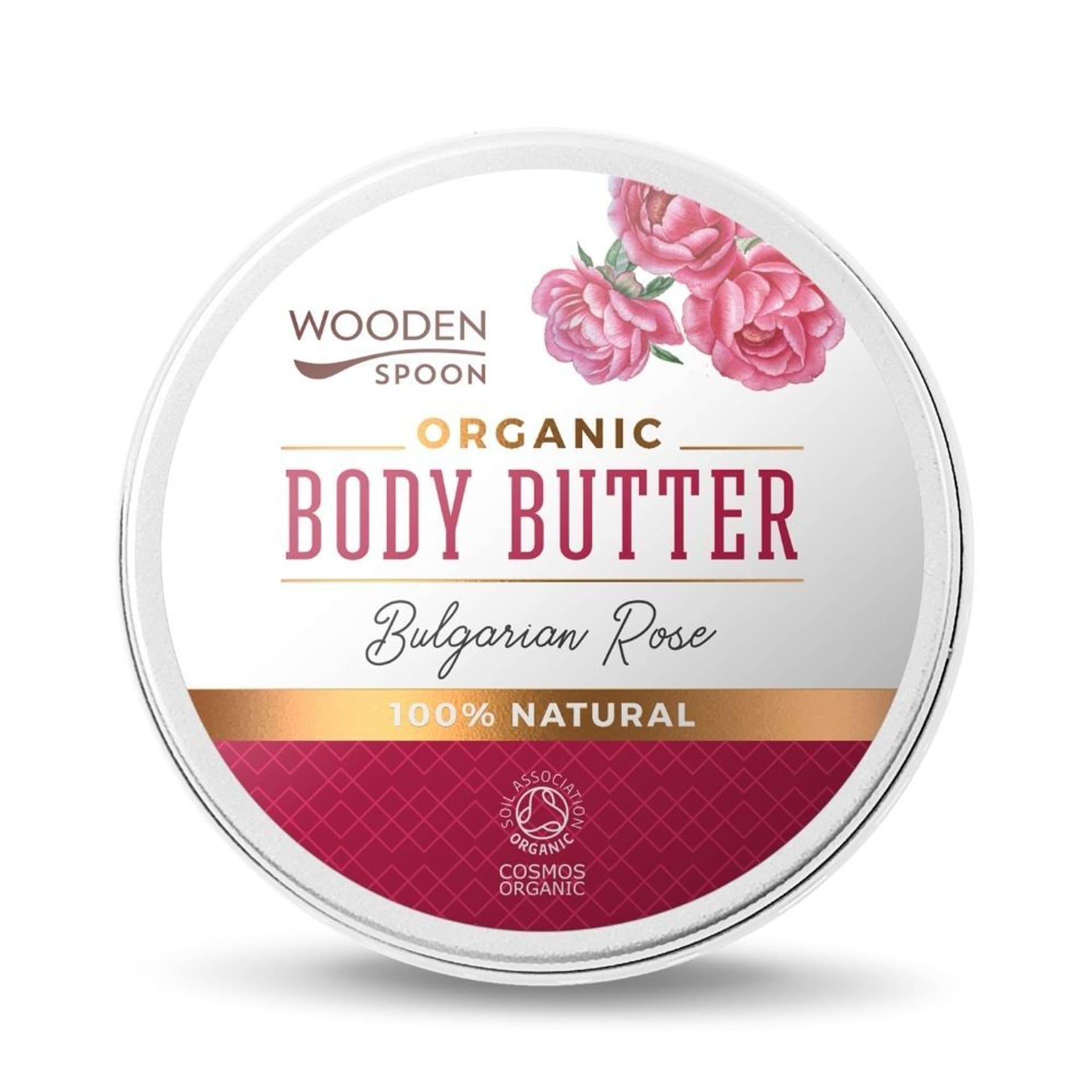 

WOODEN SPOON Organic Body Butter organiczne masło do ciała Bulgarian Rose 100ml