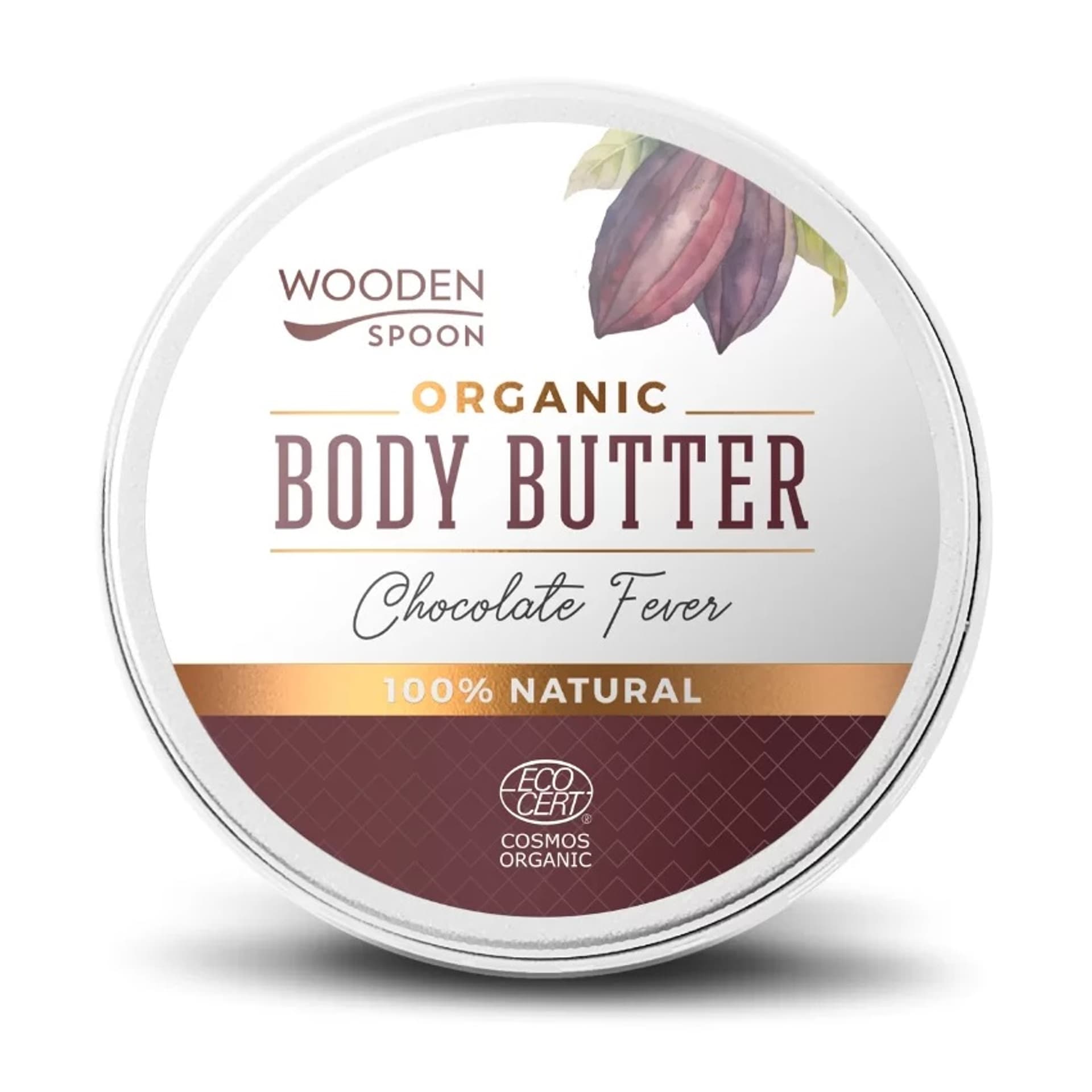 

WOODEN SPOON Organic Body Butter organiczne masło do ciała Chocolate Fever 100ml
