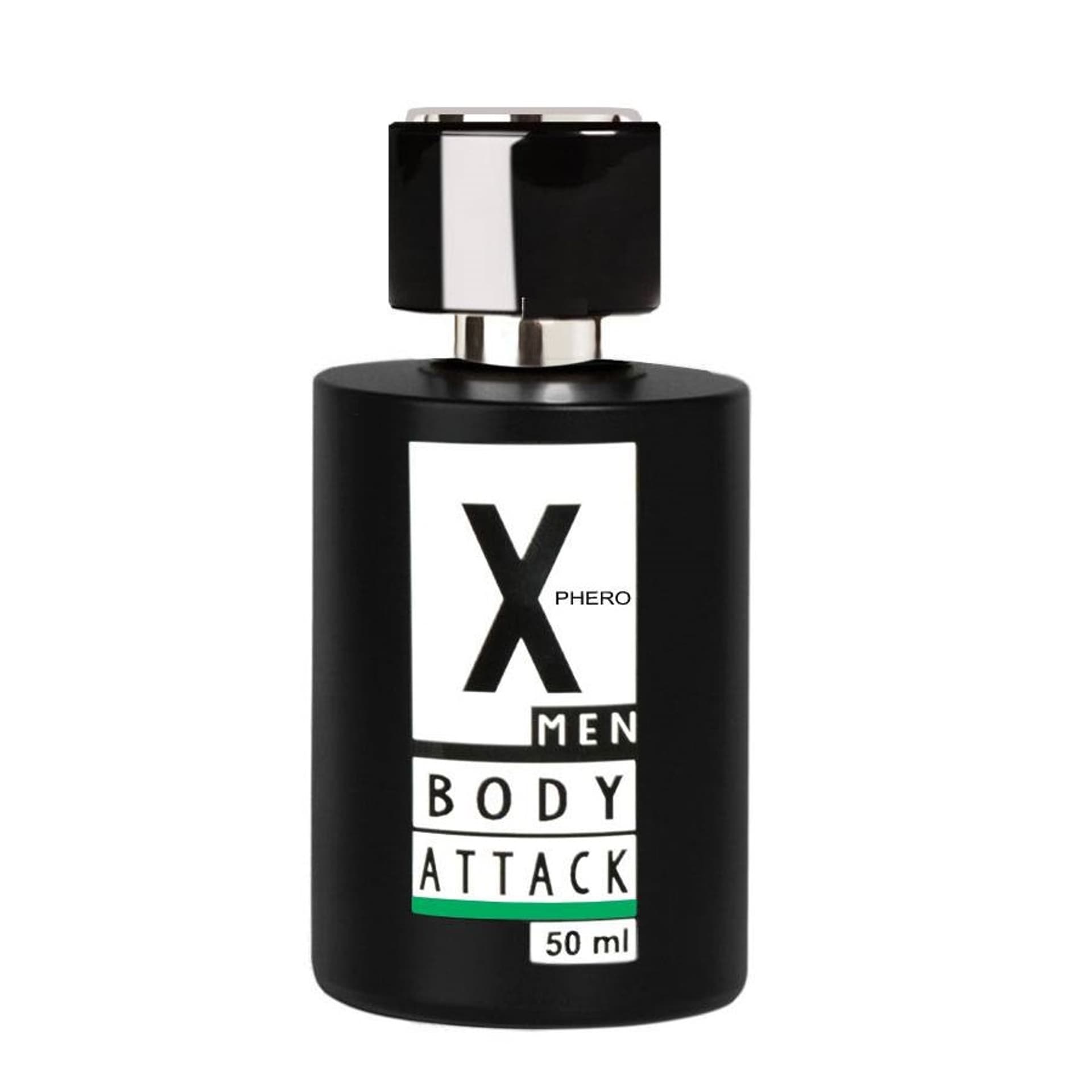 

X-PHERO Body Attack Green perfumy z feromonami dla mężczyzn spray 50ml