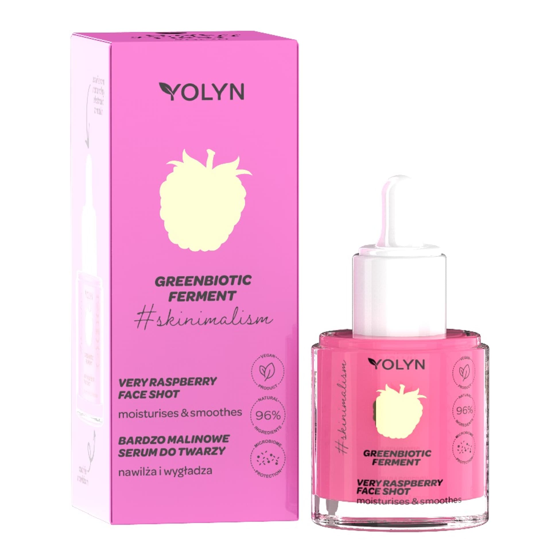 

YOLYN Greenbiotic Ferment Bardzo Malinowe Serum do twarzy 20ml