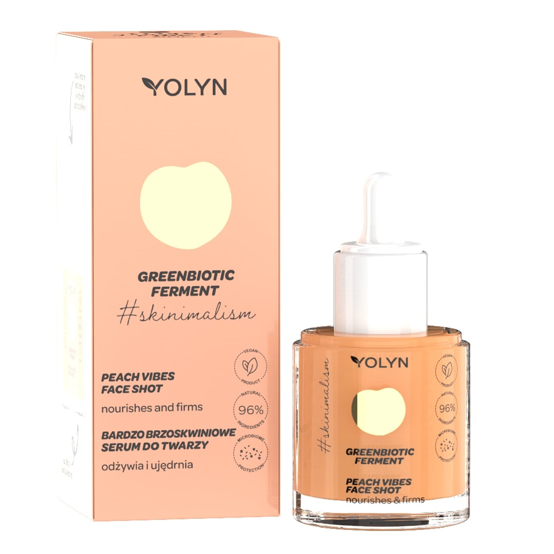 

YOLYN Greenbiotic Ferment Bardzo Brzoskwiniowe Serum do twarzy 20ml