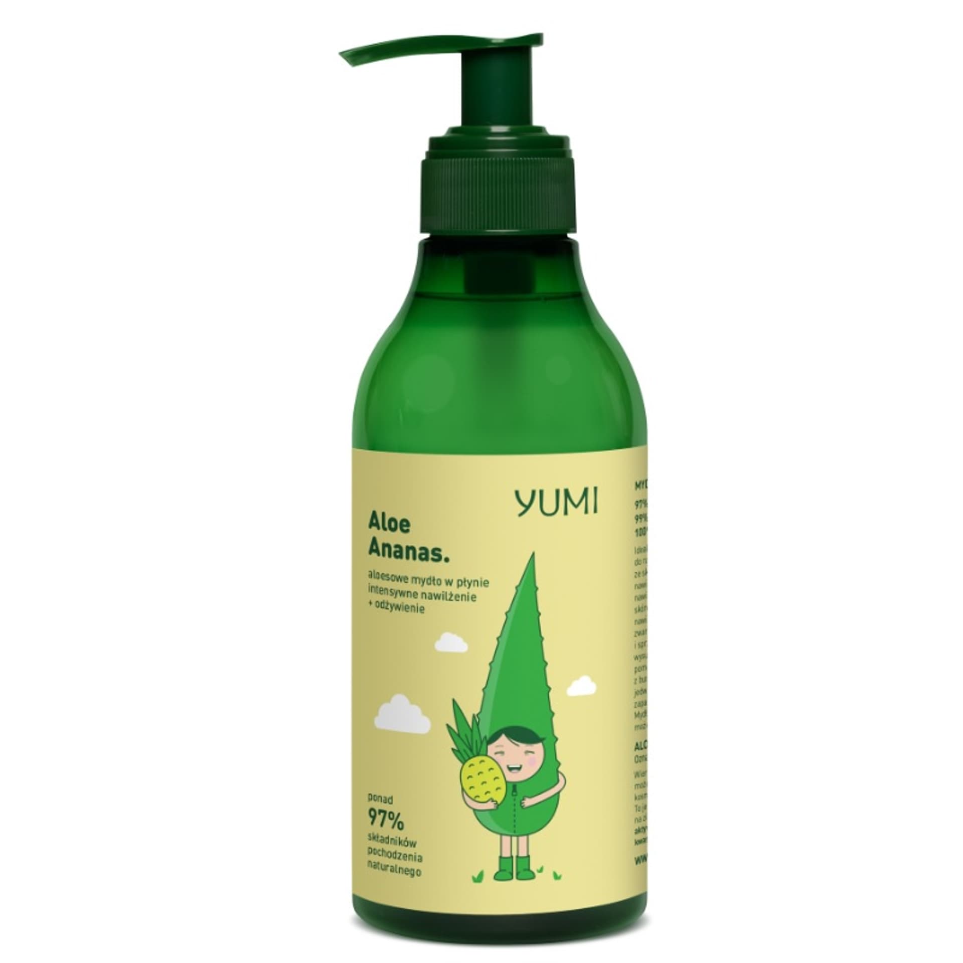 

YUMI Aloesowe mydło w płynie nawilżająco-odżywcze do rąk Aloe Anans 300ml