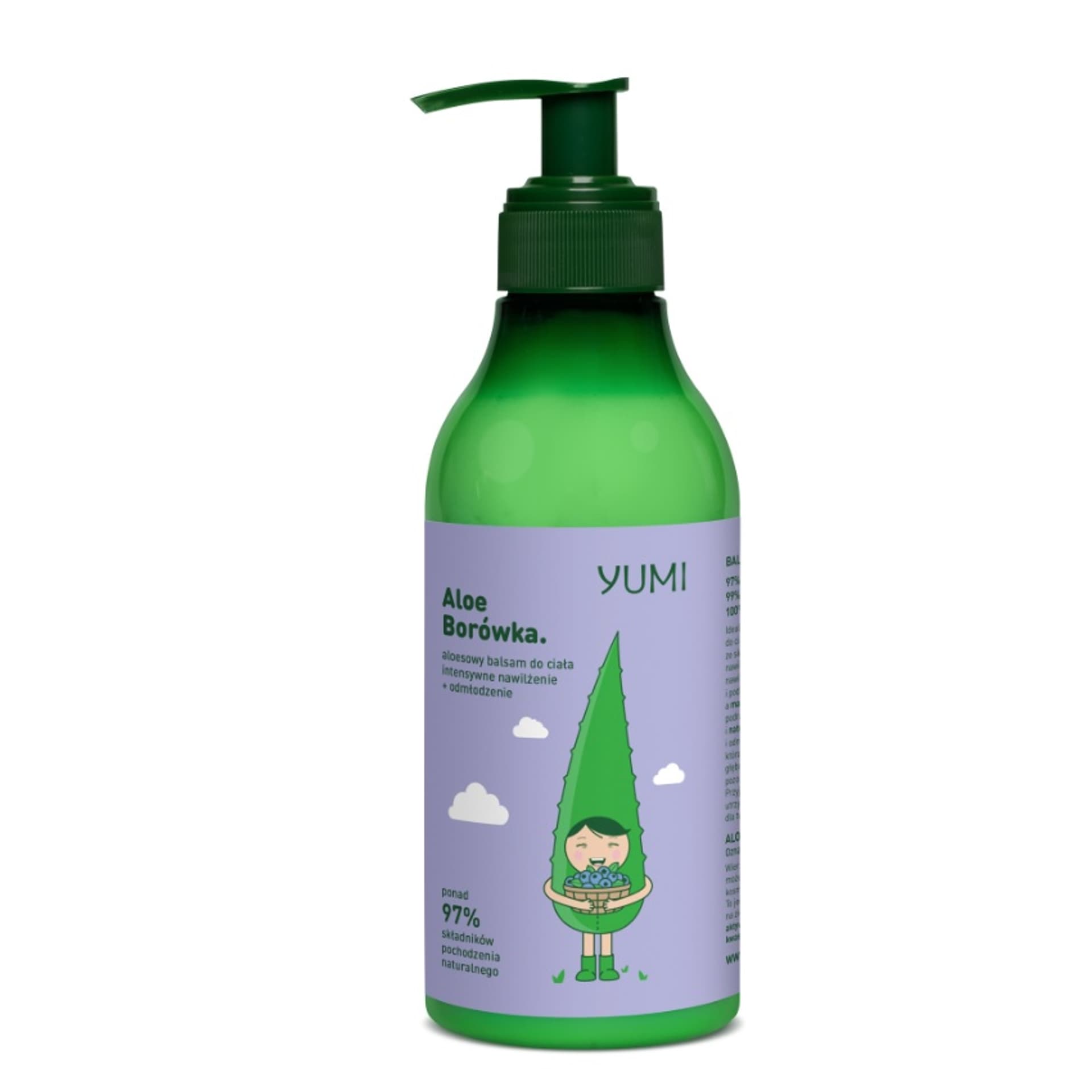 

YUMI Aloesowy balsam nawilżająco-odmładzający do ciała Aloe Borówka 300ml