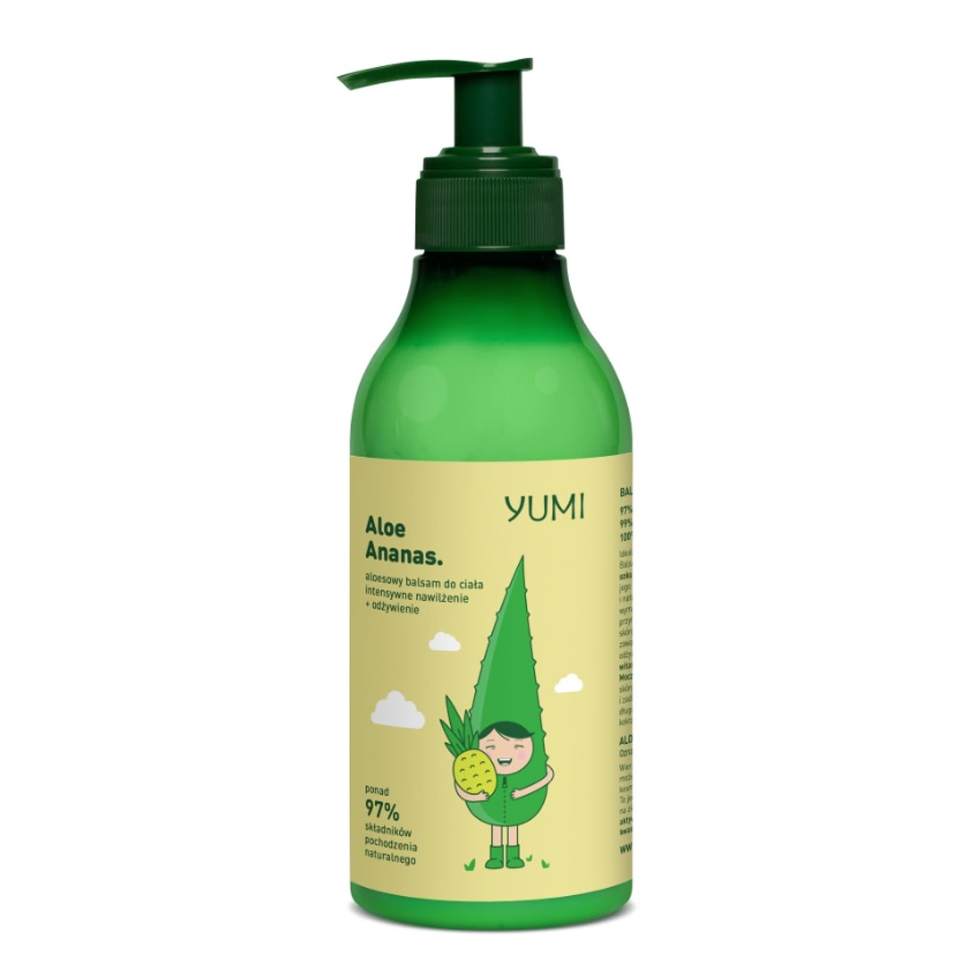 

YUMI Aloesowy balsam nawilżająco-odżywczy do ciała Aloe Ananas 300ml